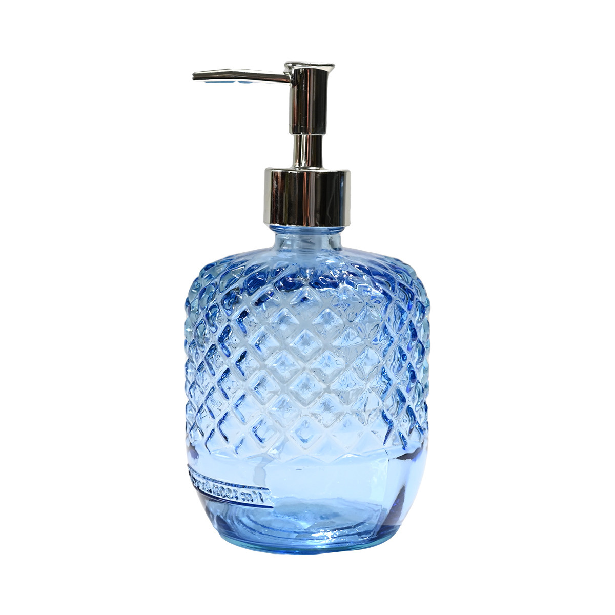 Set accessoires salle de bain en verre recyclé DIAMOND ciel, SENSEI MAISON