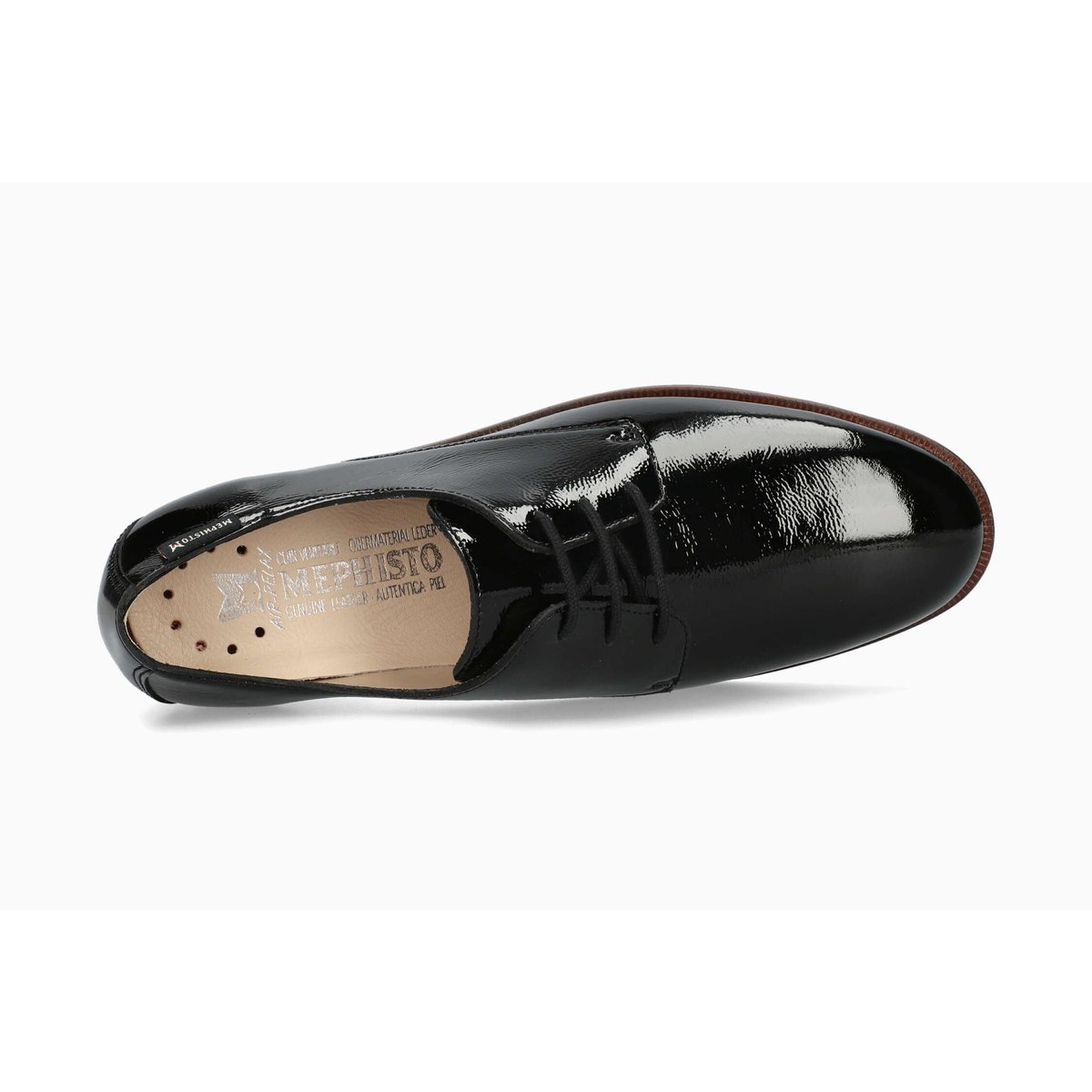 Derbies en cuir HELSA noir 5143, MEPHISTO