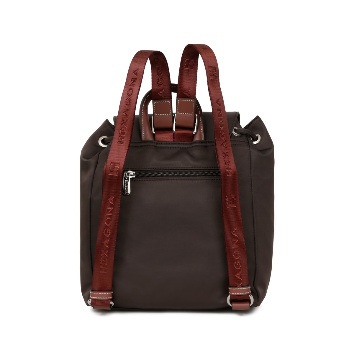 Sac à dos DIVERSITÉ marron foncé, HEXAGONA
