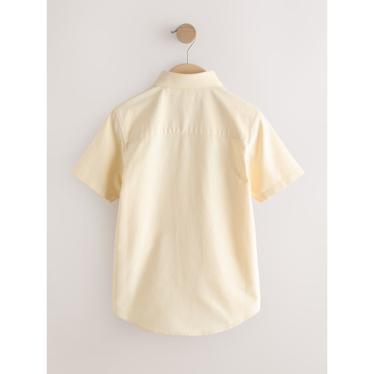 Chemise oxford premium à manches courtes jaune, NEXT