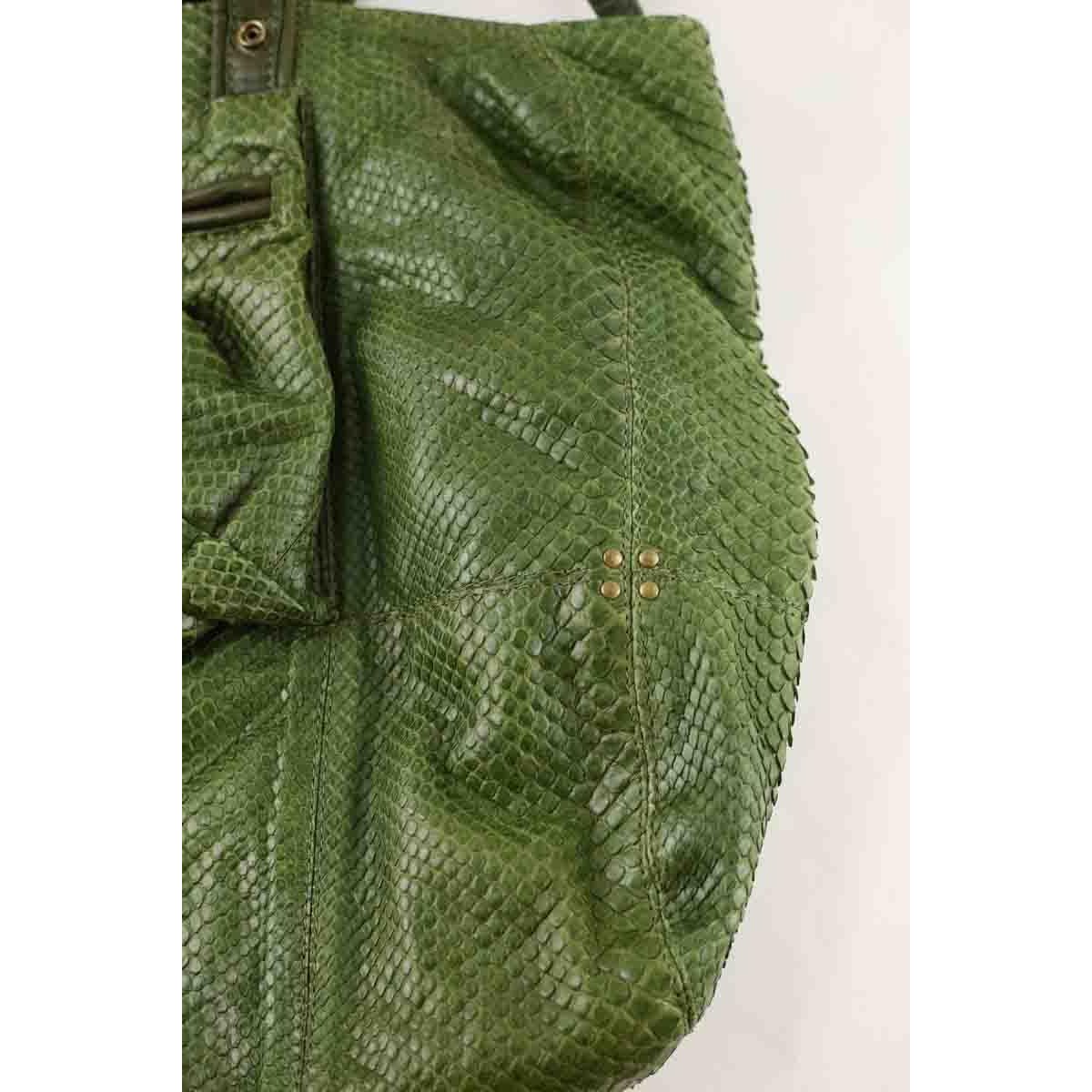 Sac porté épaule - Très Bon État vert, JEROME DREYFUSS