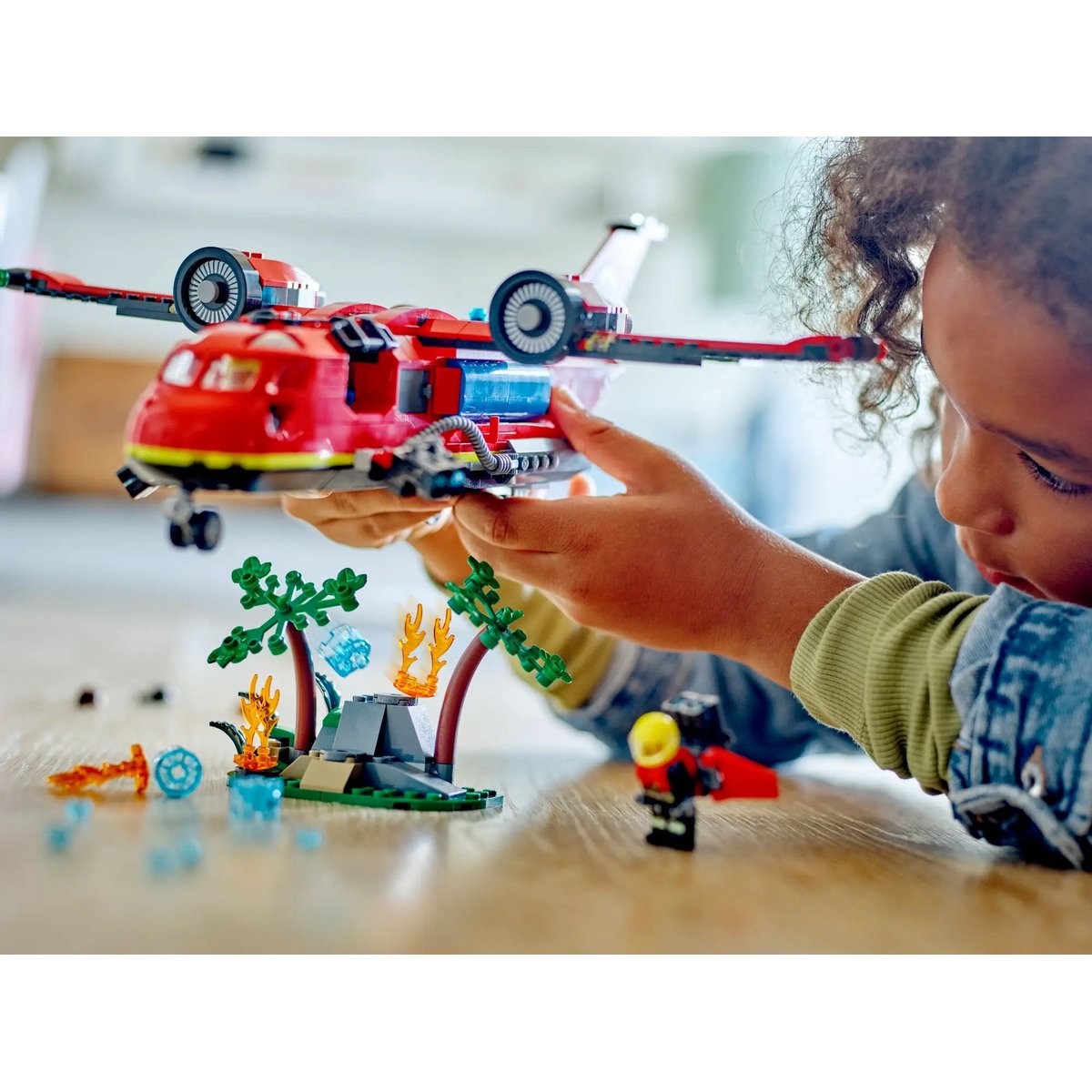 LEGO City - Avion de Sauvetage des Pompiers 60413 pour Enfants multicolore, LEGO