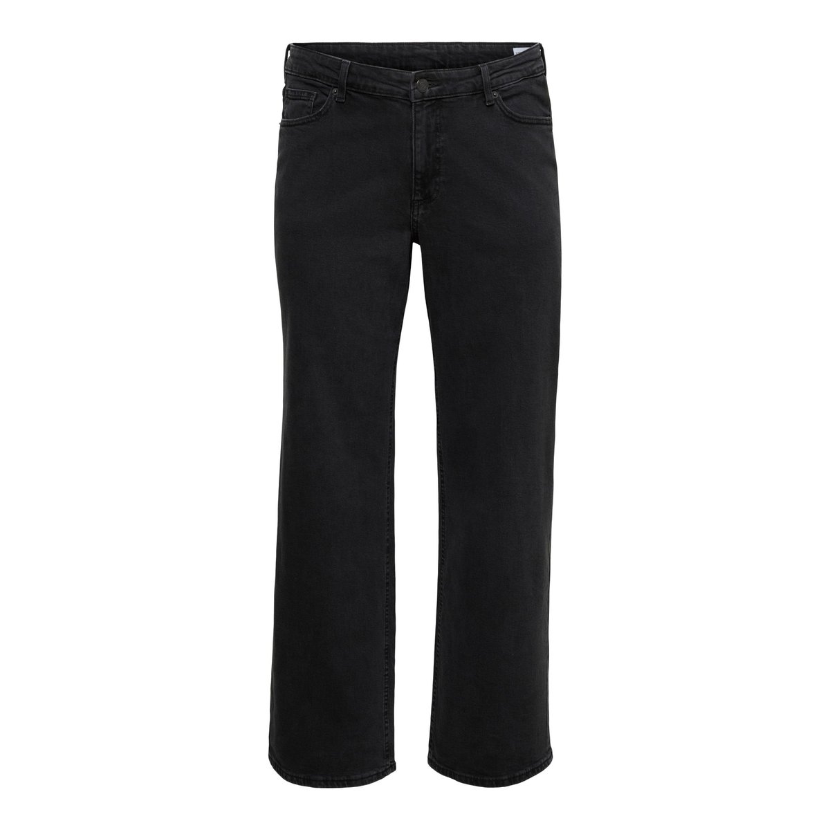 Jean À Coupe Large black denim, VERO MODA