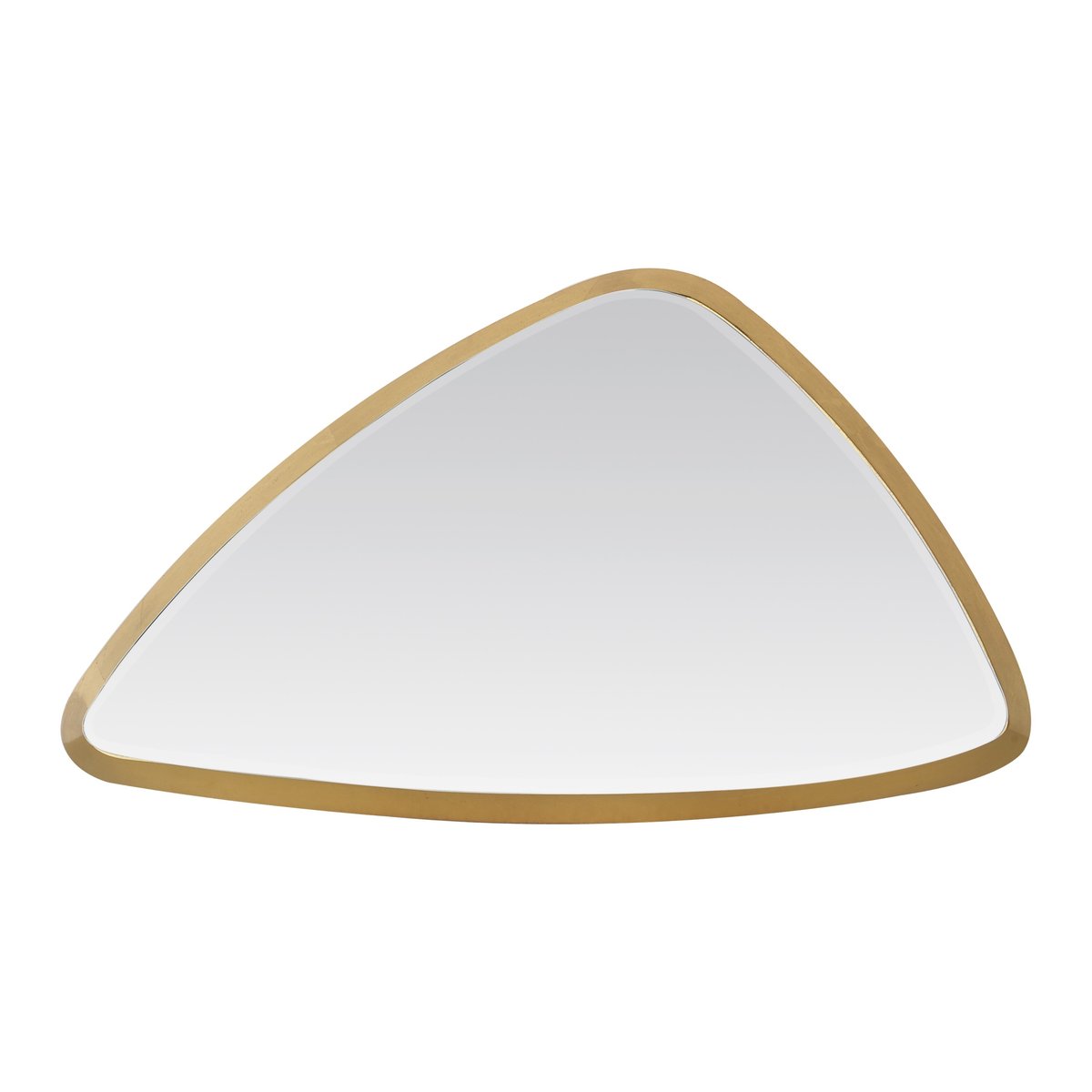 Miroir triangle arrondi 46x27x4cm or, EMDE