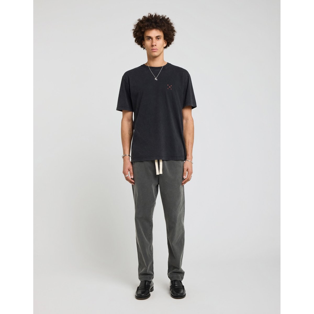 PANTALON LOOSE RISE gris anthracite, PULLIN