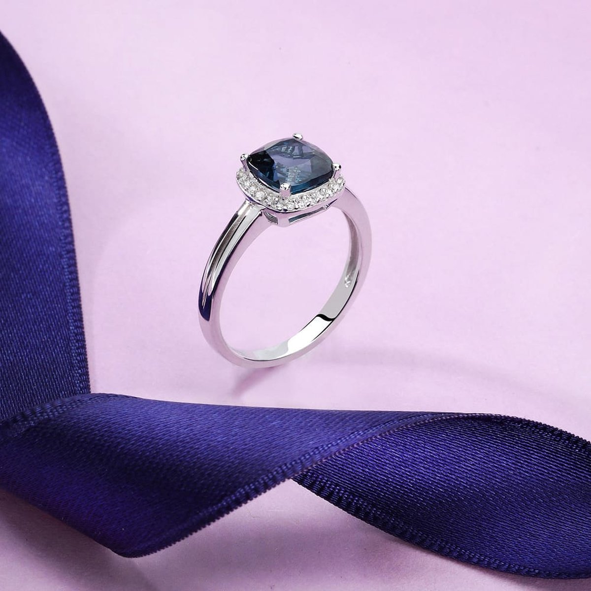 Bagues en Diamant/or 375/1000/topaze et Topaze argent, CLEOR