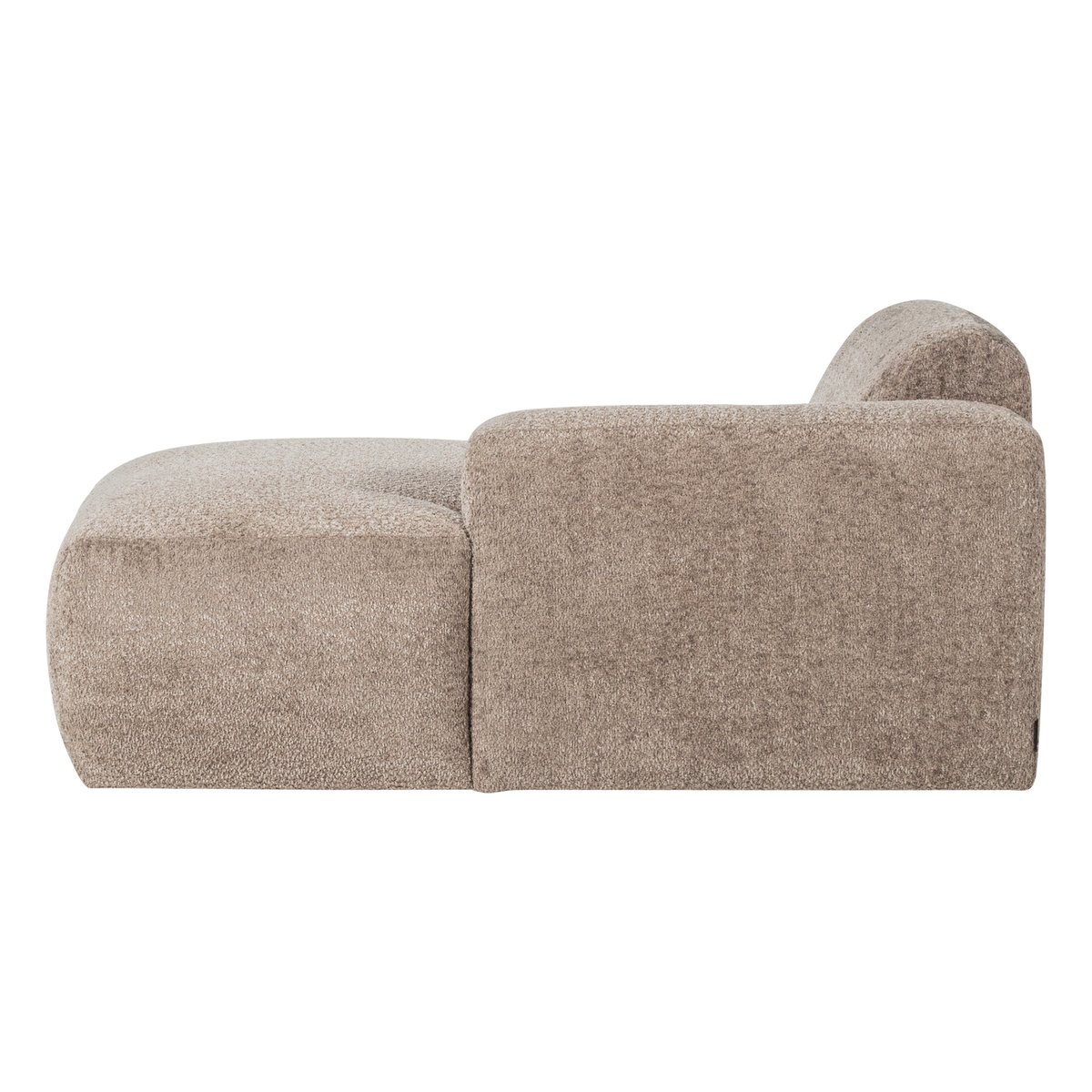 Élément chaise longue droit laine MOJO BASE sable foncé, WOOOD
