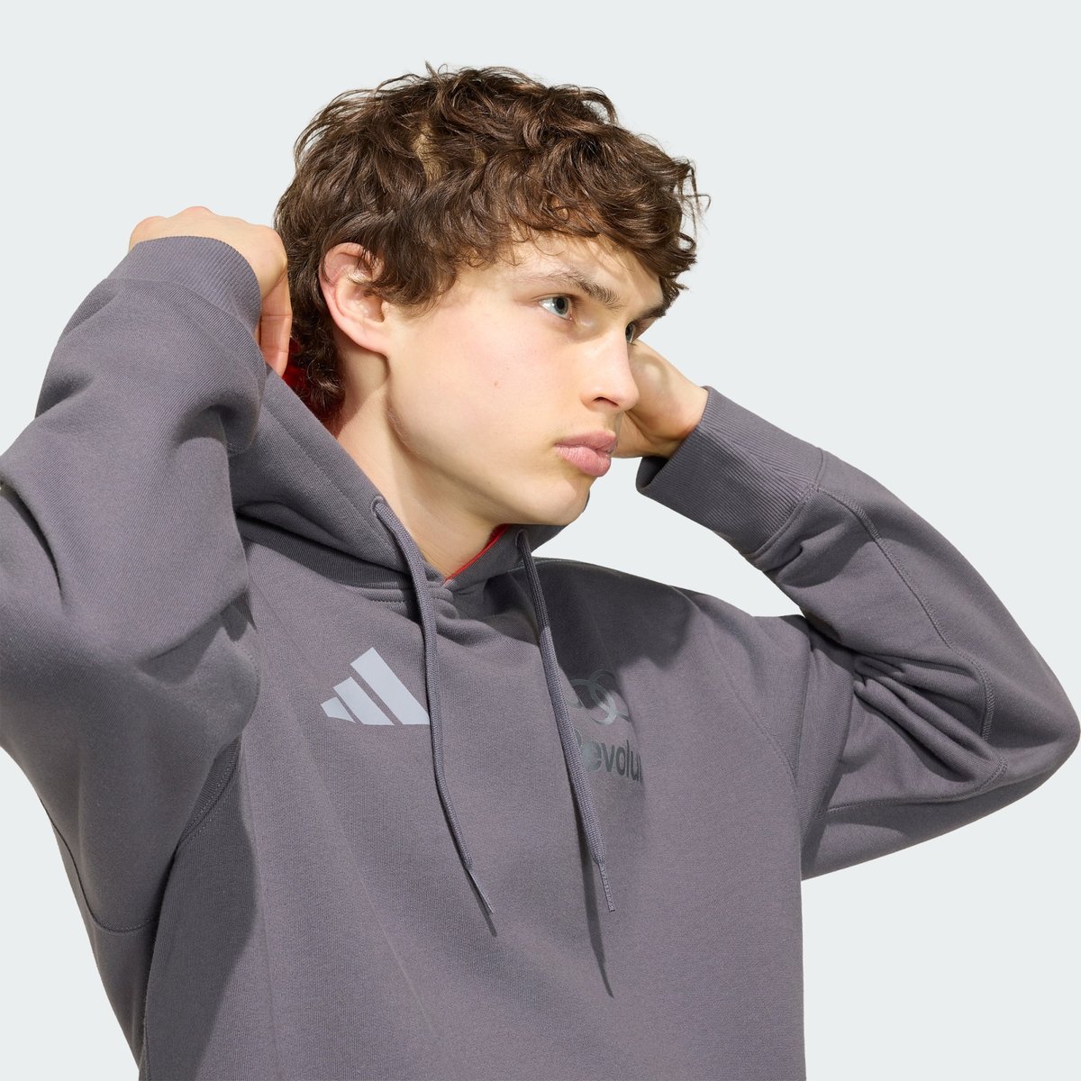 Sweat-Shirt À Capuche Pilote Audi Revolut F1 Team Sweat-Shirt À Capuche Pilote Audi Revolut F1 Team grey strata, adidas Performance