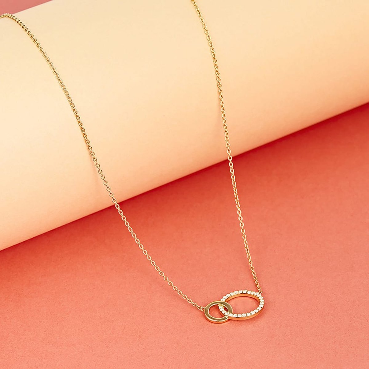 Colliers en Argent/oxyde de zirconium De Zirconium et Oxyde de zirconium or, CLEOR