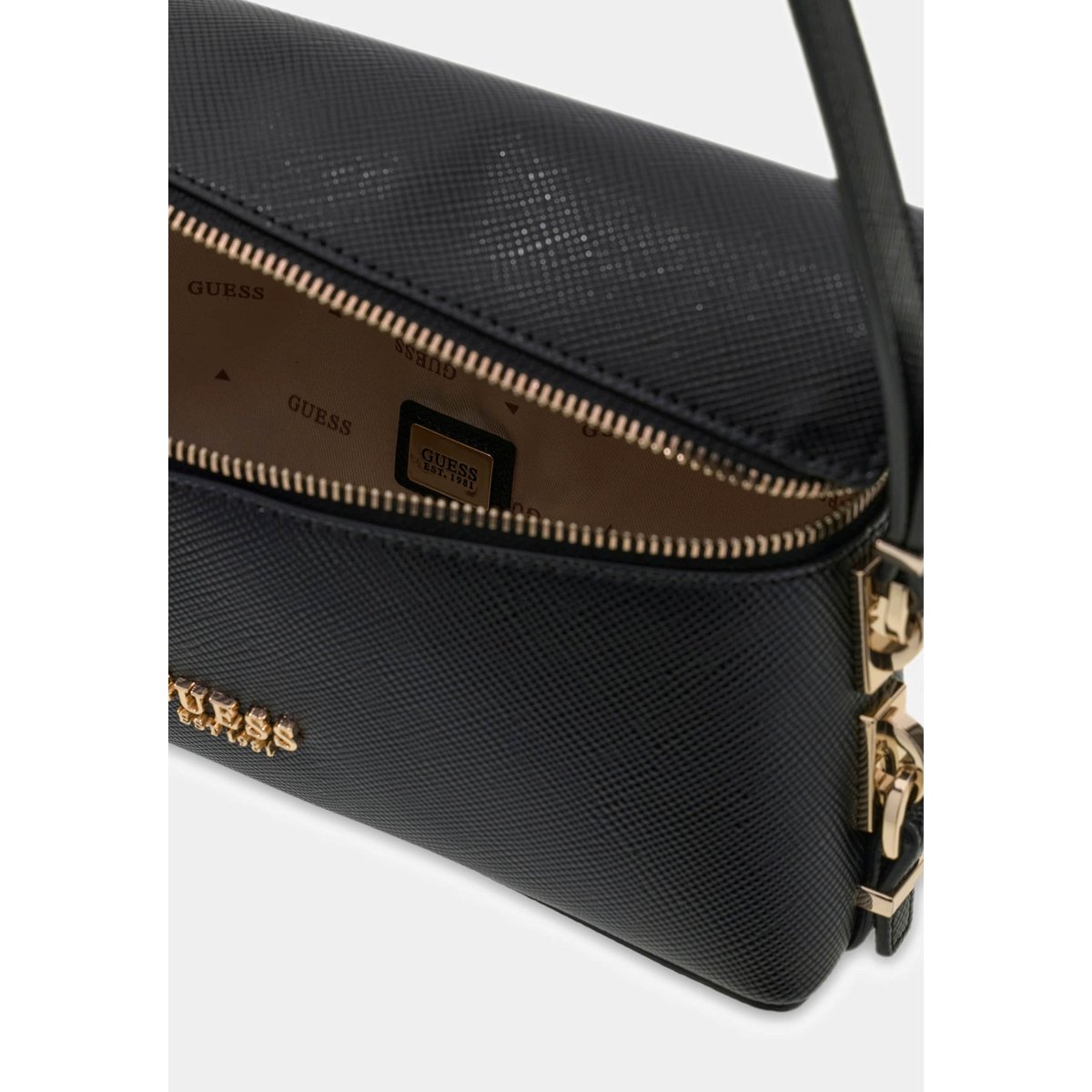 Mini Sac Danielle Canister noir, GUESS