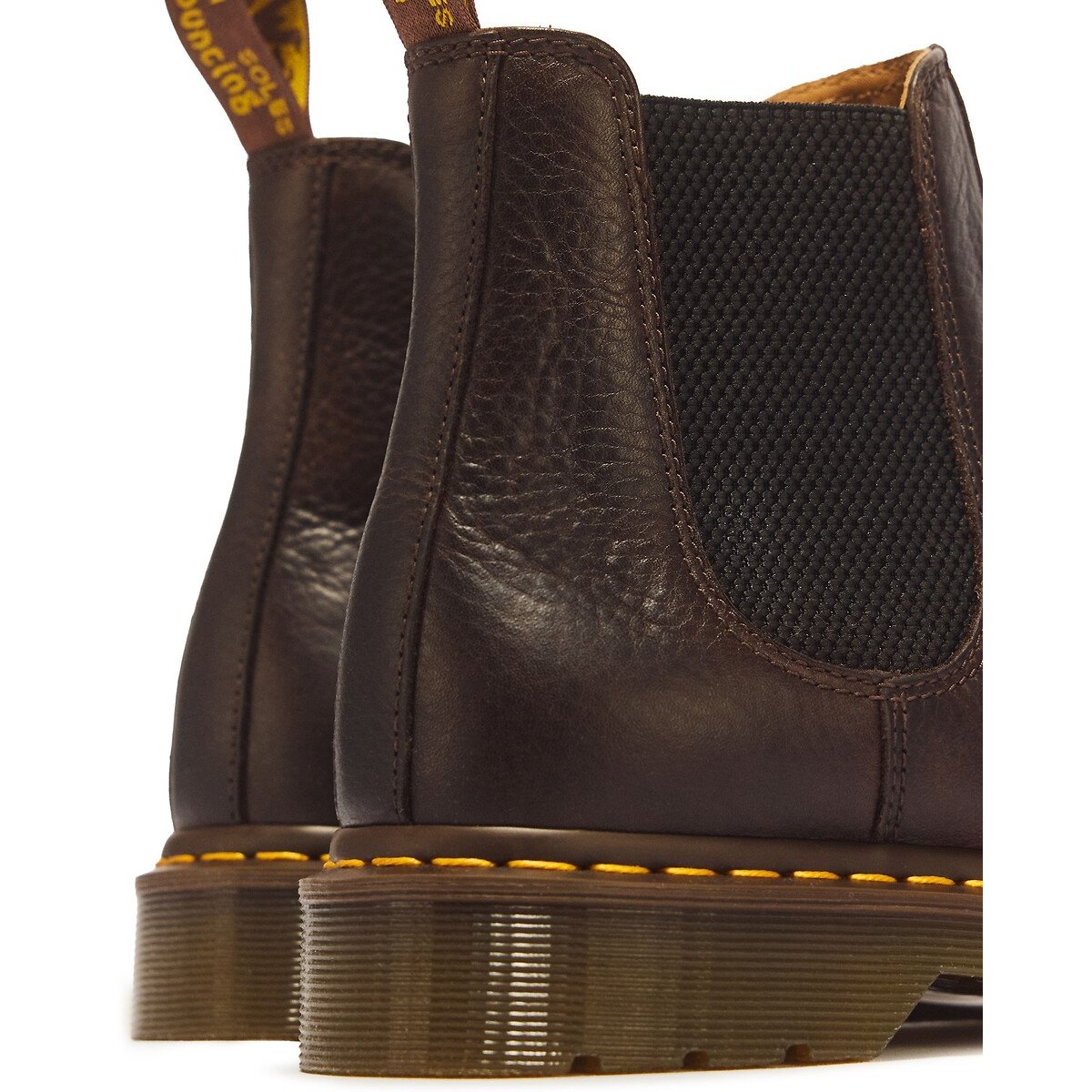 Stivaletti Chelsea 2976 in pelle Ambassador marrone scuro, DR. MARTENS