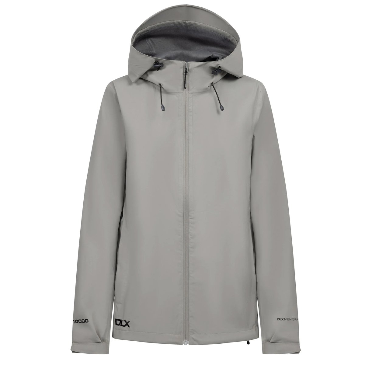 Veste imperméable à capuche ajustable LOSSIE beige gris, TRESPASS