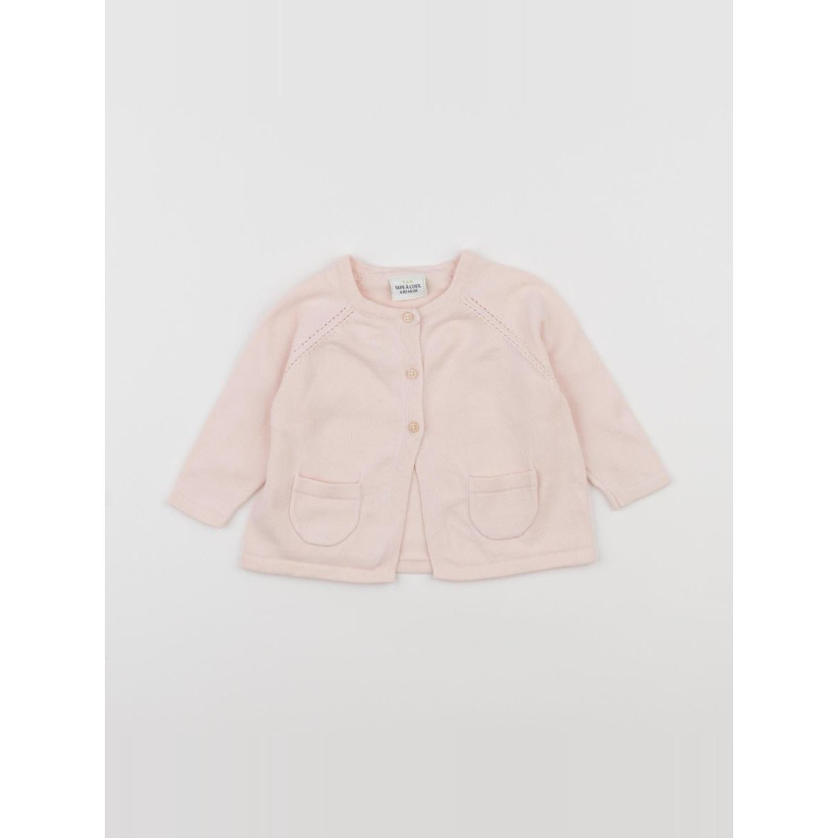Gilet - Etat satisfaisant rose, TAPE A L'OEIL