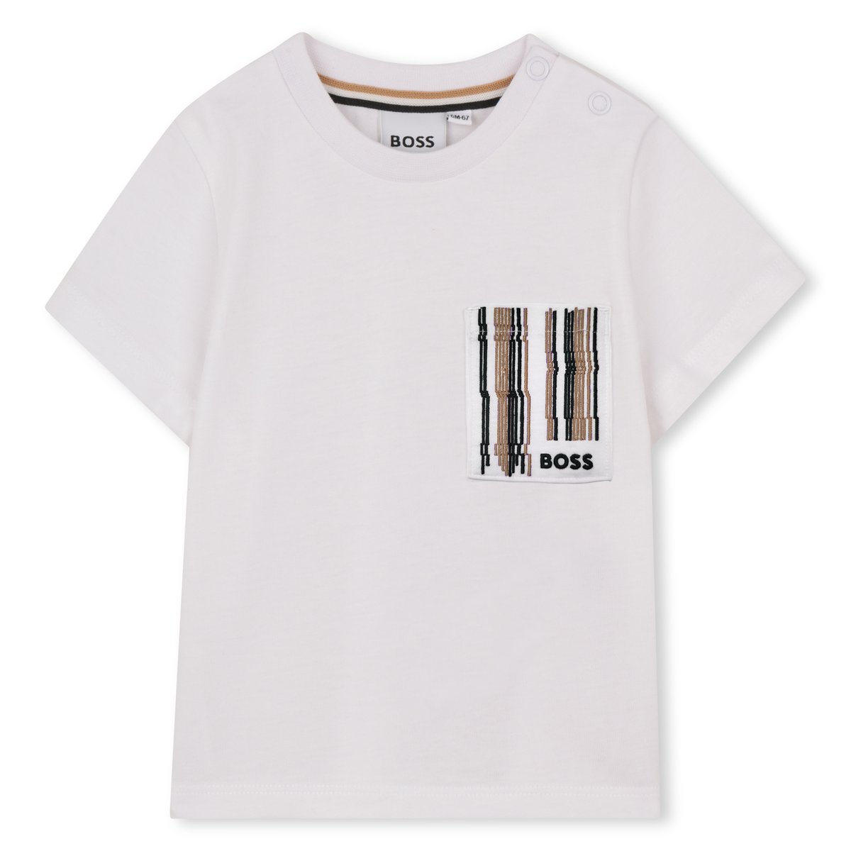 Tee-shirt manches courtes blanc, BOSS KIDSWEAR