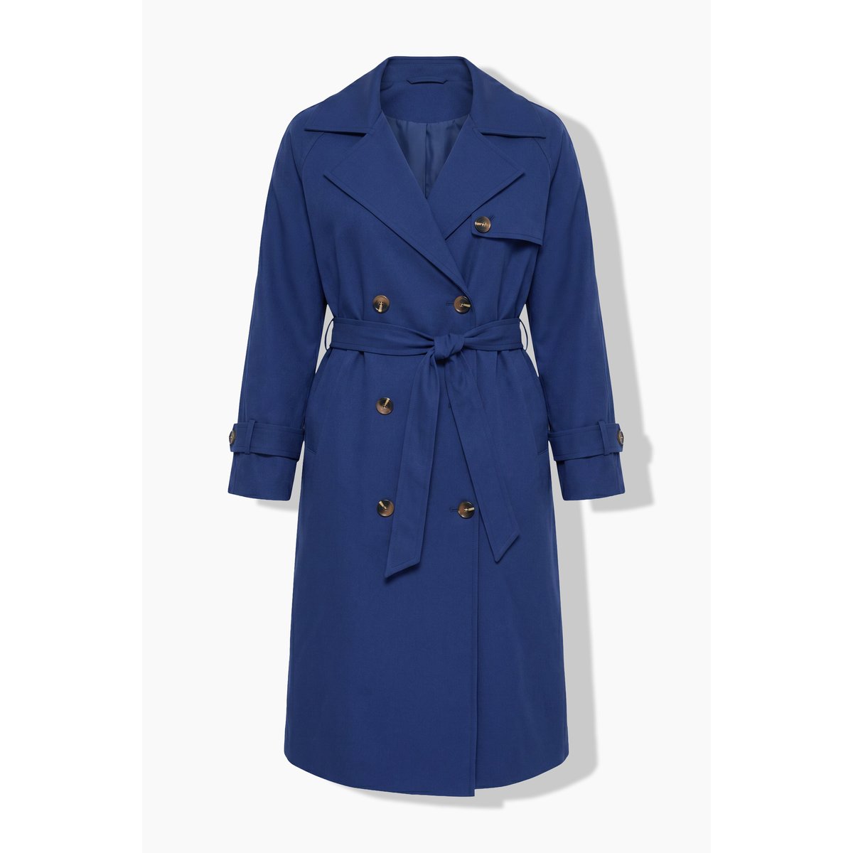 Trench-coat légèrement oversize marine, STUDIO UNTOLD