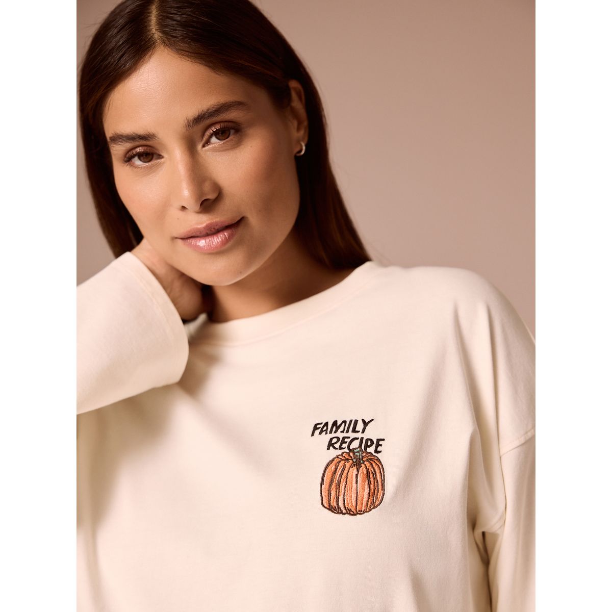 T-shirt à motif recette de famille maternité écru, NEXT