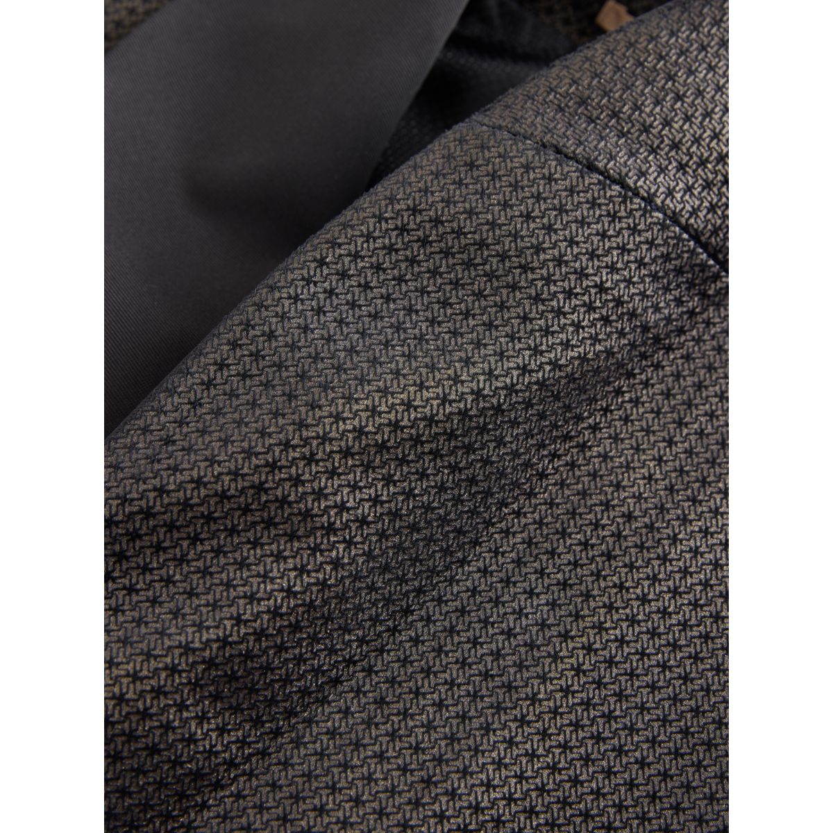 Blazer en velours à motif noir/doré, NEXT