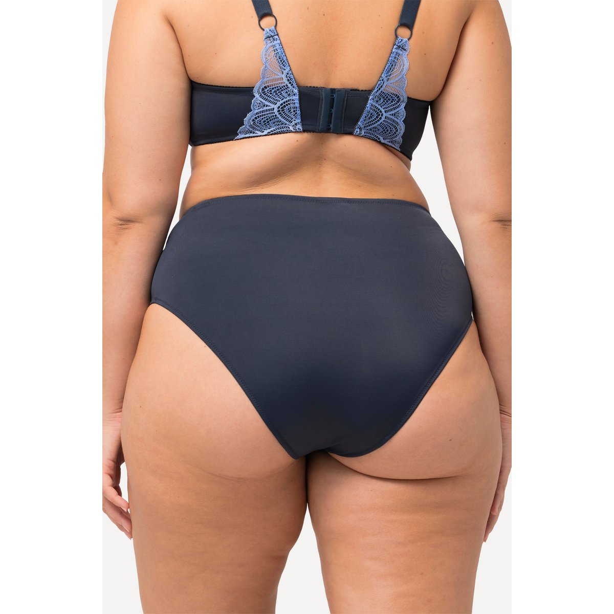 Culotte midi en microfibre bleu nuit, ULLA POPKEN