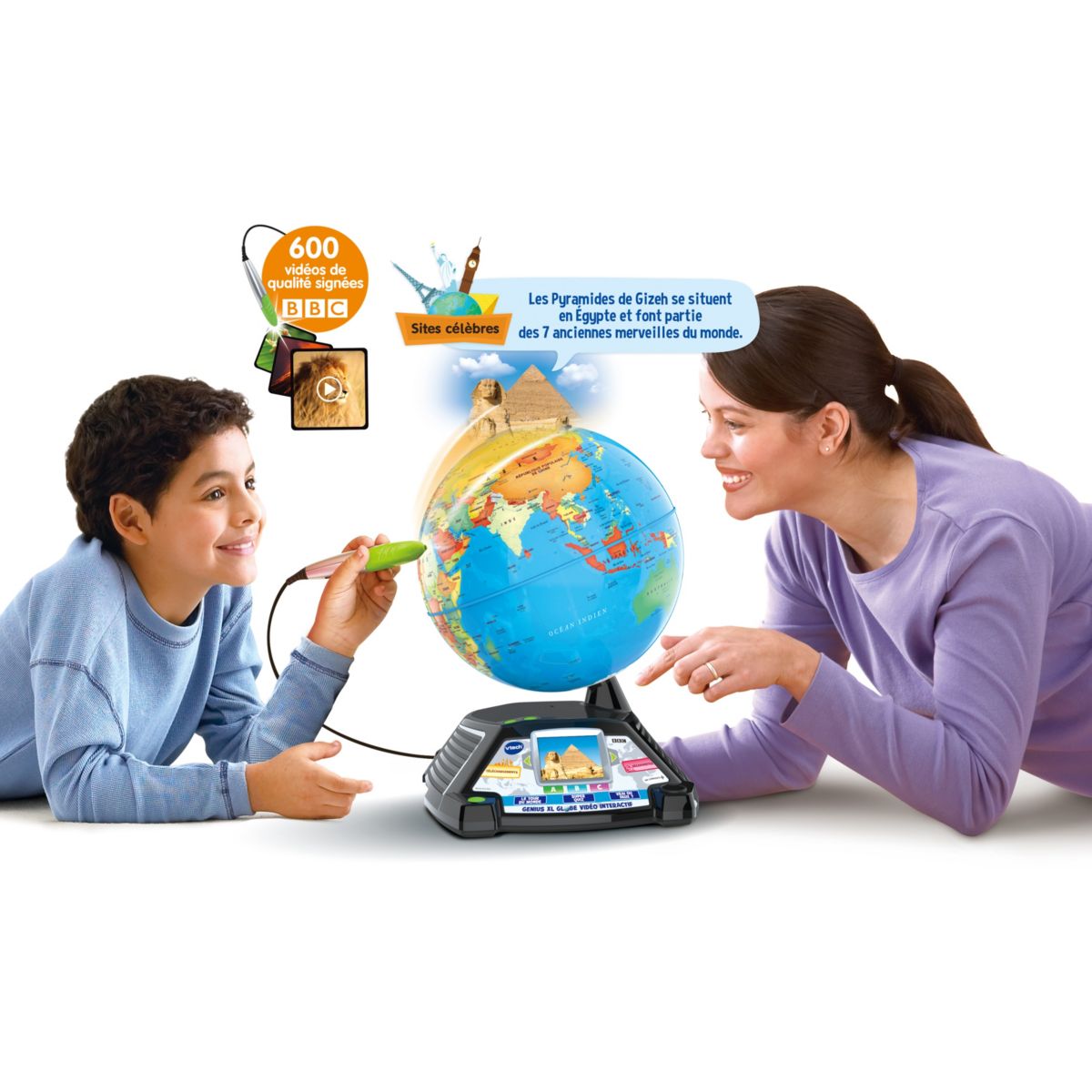 Genius XL globe vidéo intéractif 605405 multicolore, VTECH