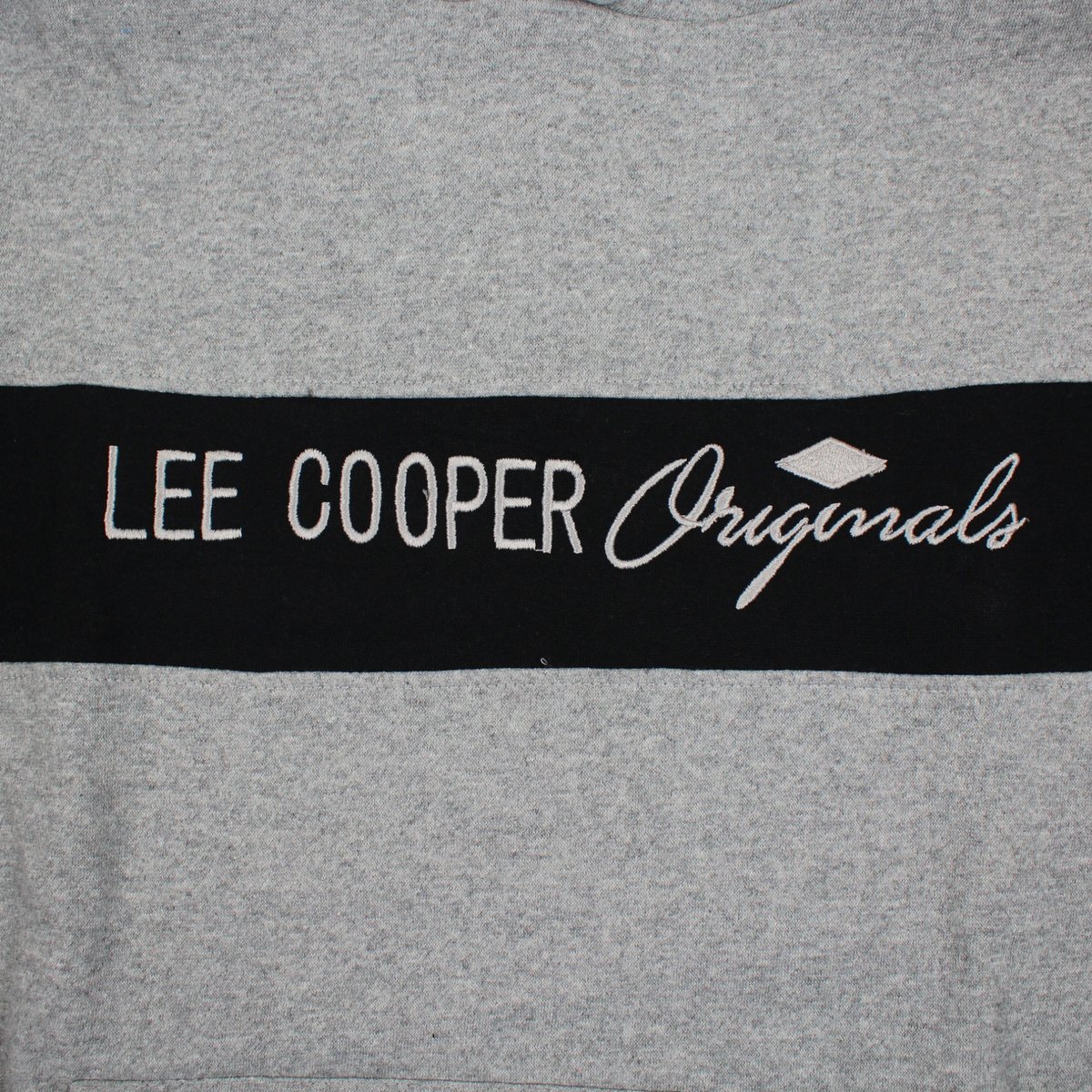 Sweat à capuche à cordon, poche kangourou DOWNTOWN gris, LEE COOPER