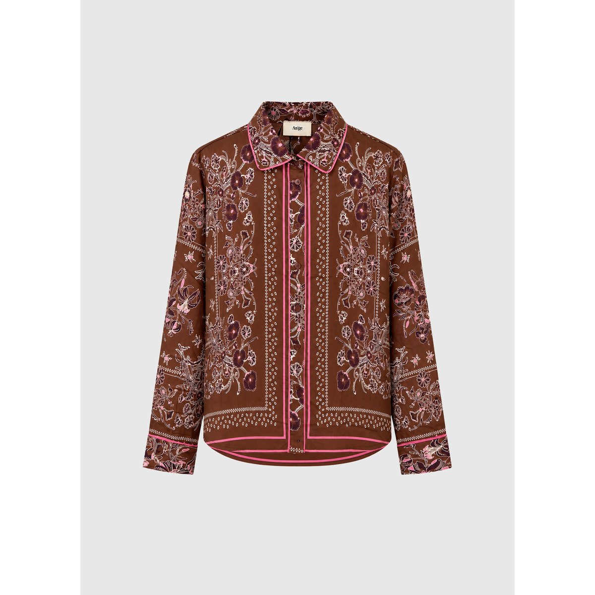 Chemise SELANY passila chocolat, AN'GE