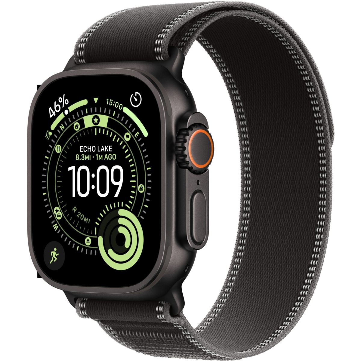 Montre connectée 49mm Tit Noir / Trail Ultra 3 S/M Cellular noir, APPLE