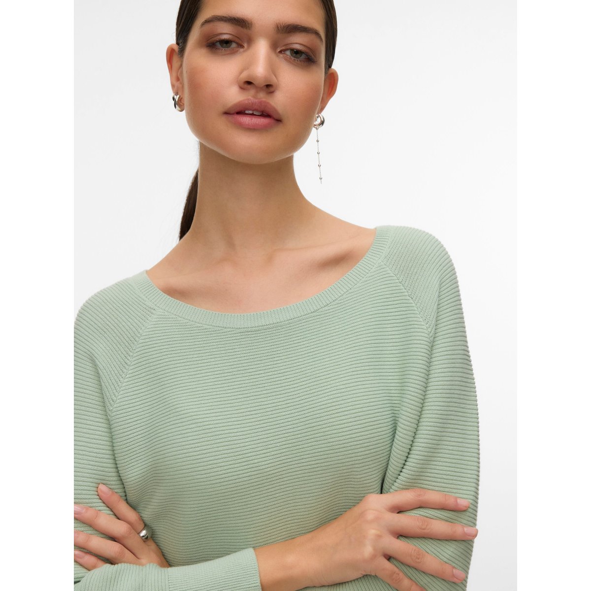 Pull En Maille silt green, VERO MODA