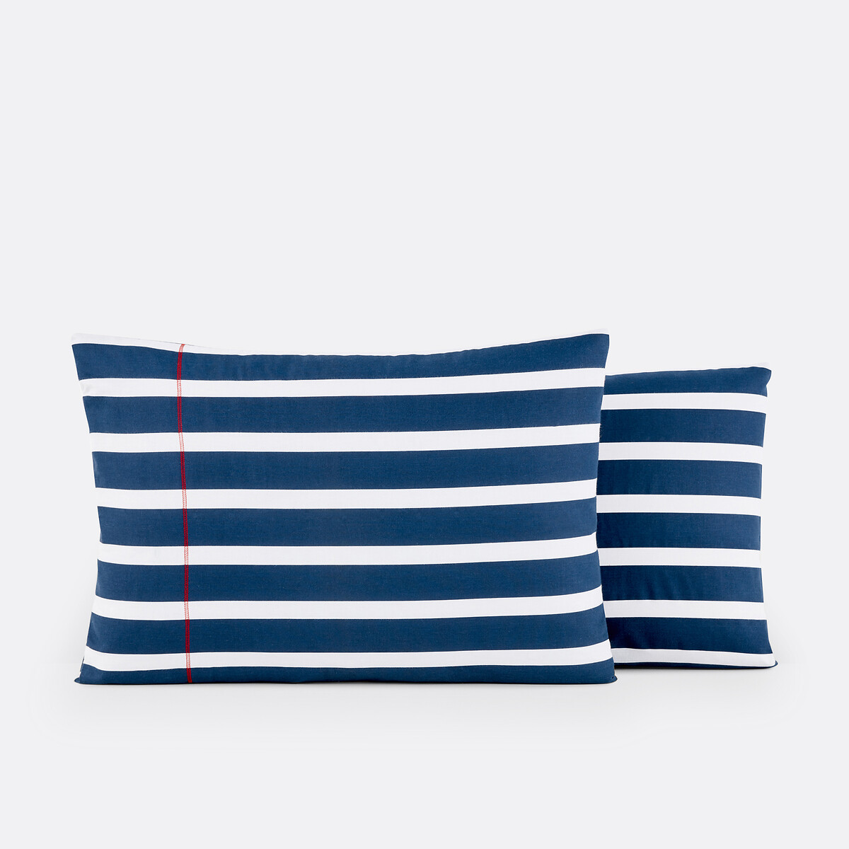 Malo Cotton Pillowcase navy/white, LA REDOUTE INTERIEURS