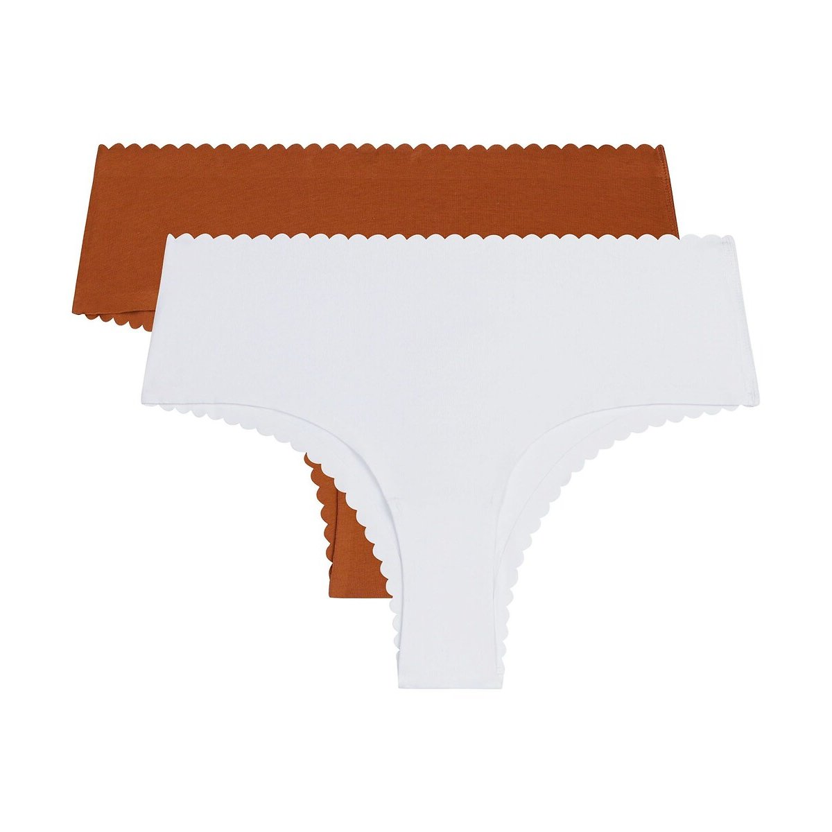 Set van 2 hipsters BODY TOUCH EASY wit + kaneel, DIM