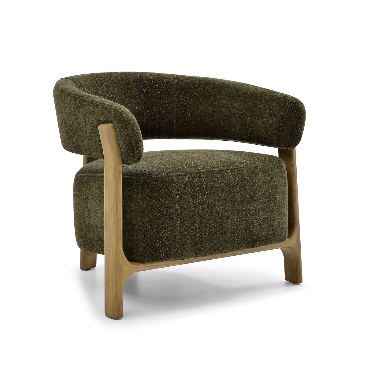 Ablo Curve Chenille Tub Chair olive, ÉDITÉ