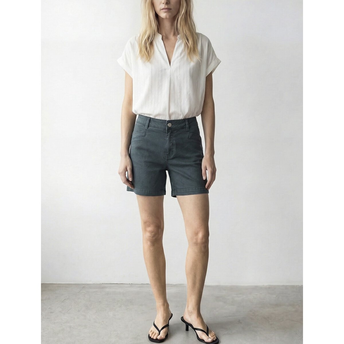 Shorts in denim blu pavone, VILA