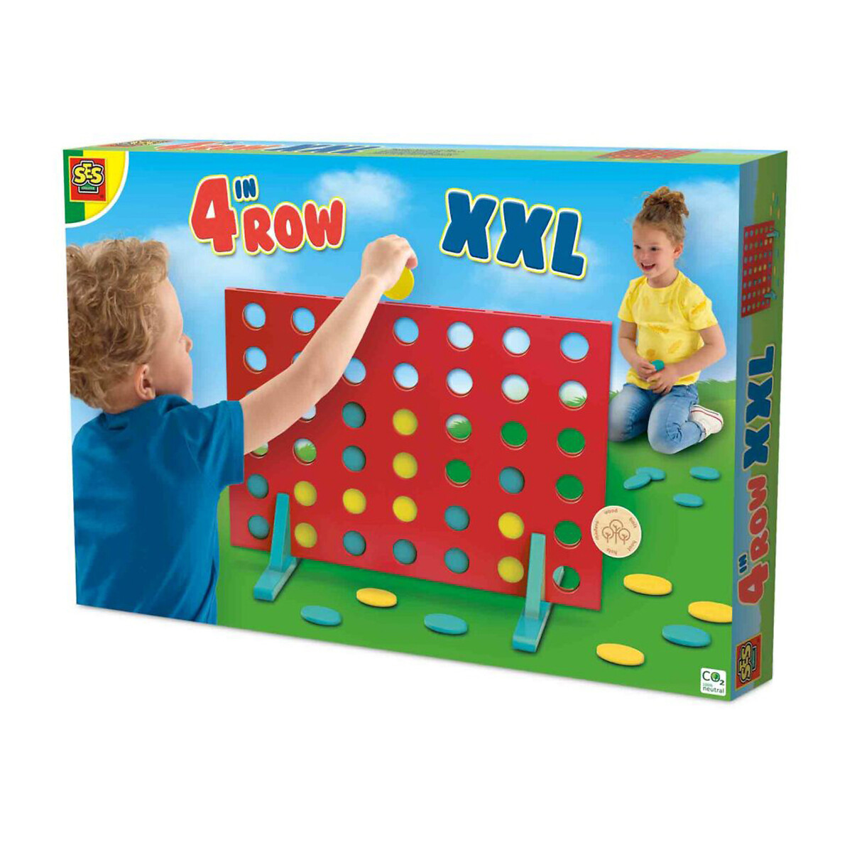 Jogo "4 em linha XXL", SES multicolor, SES