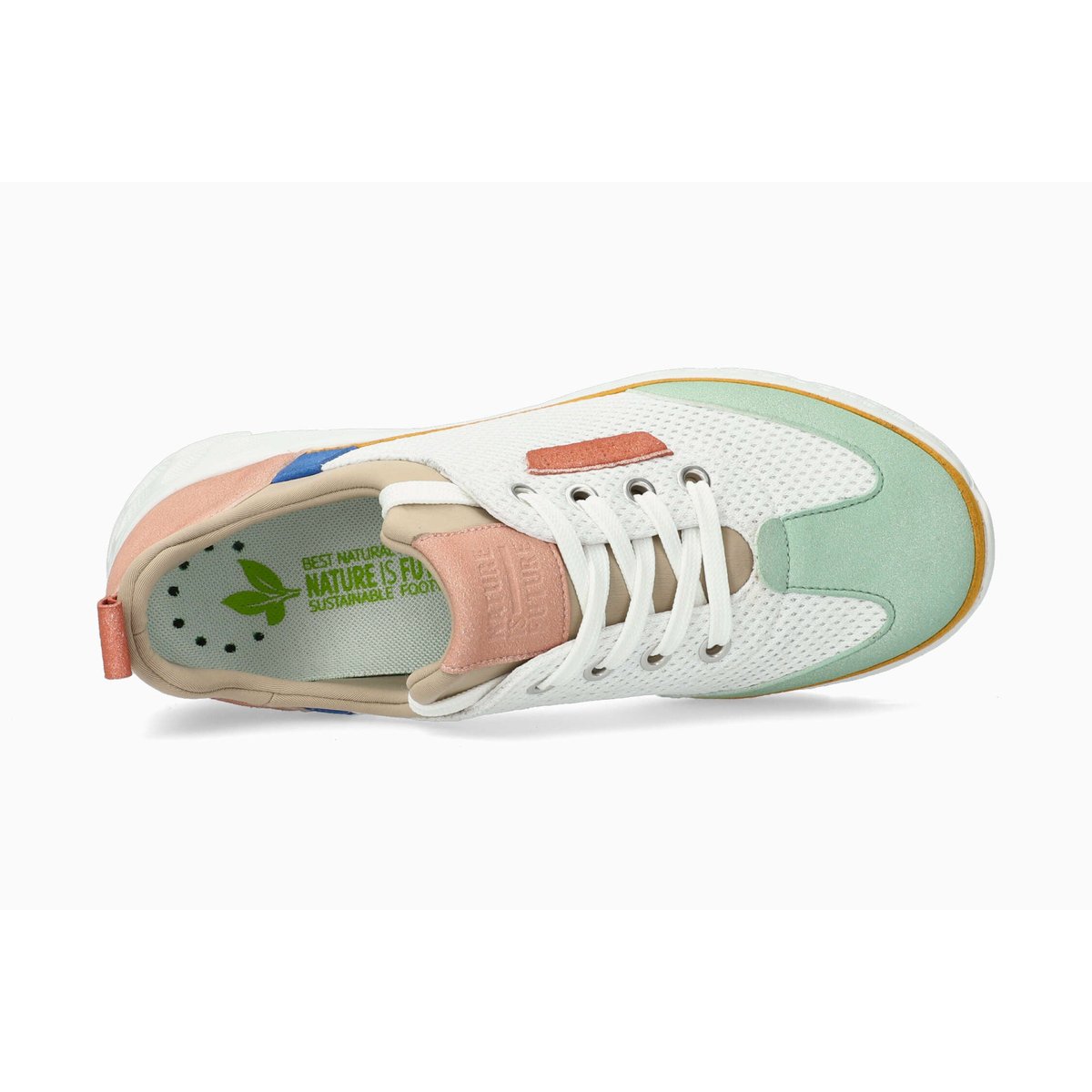 Baskets en cuir WING POP blanc .p51, MEPHISTO