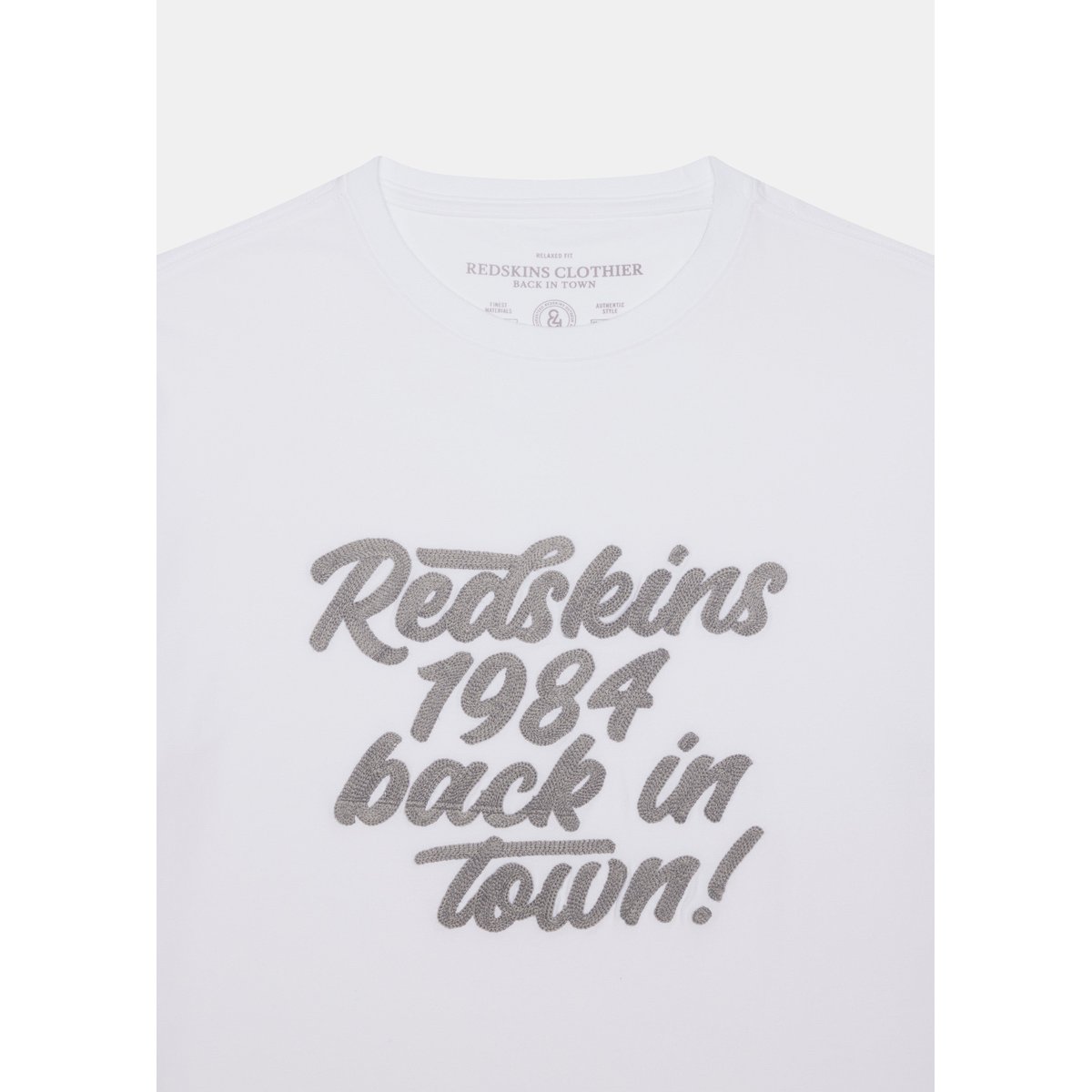 T-shirt col rond CHICAGO MARK blanc, REDSKINS