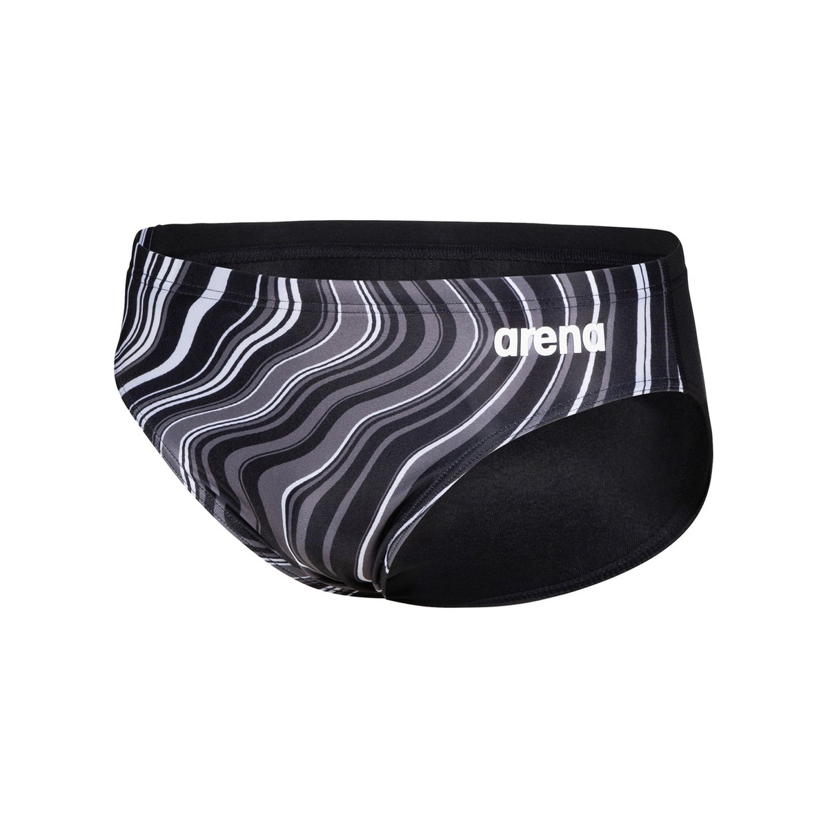 Slip de bain Marbled black-black multi, ARENA