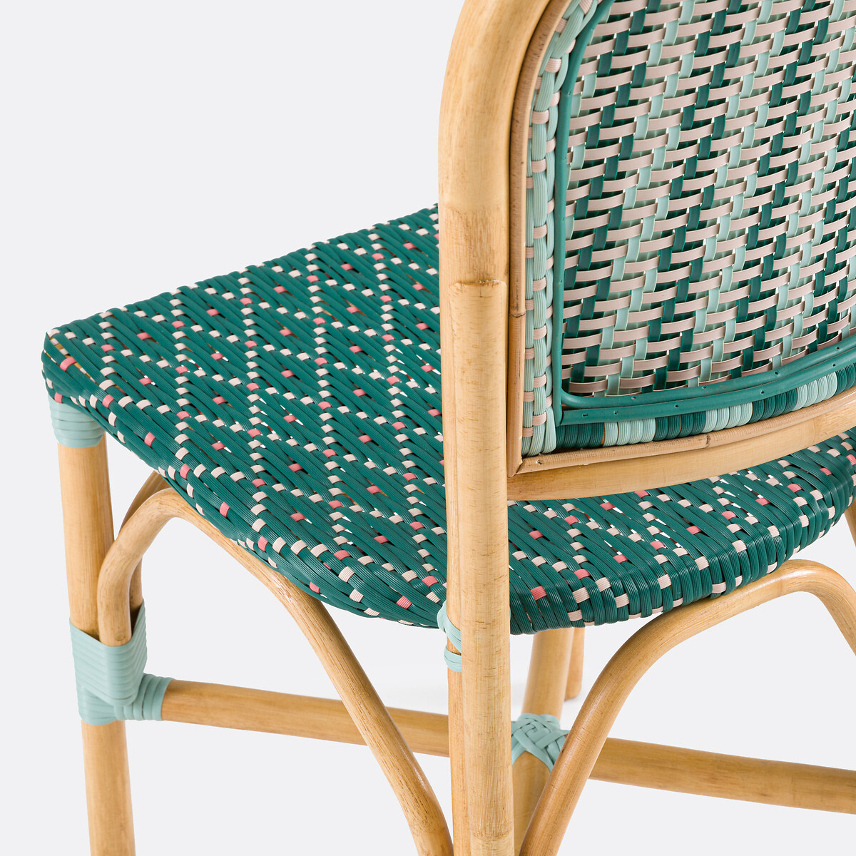 Set of 2 Musette Woven Chairs multi-coloured green, LA REDOUTE INTERIEURS