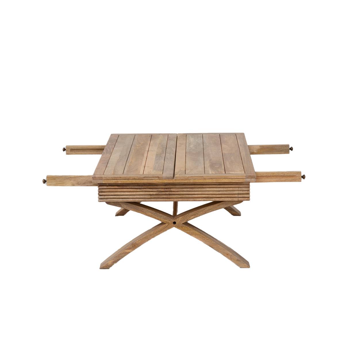 Table basse en bois de manguier LUCE bois clair, MADE IN MEUBLES 