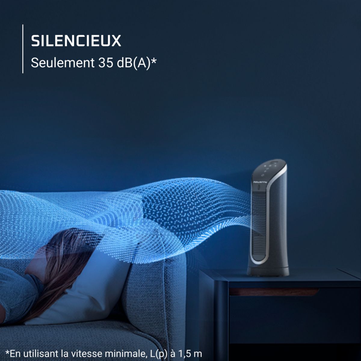 Ventilateur VU6220F0 couleur unique, ROWENTA
