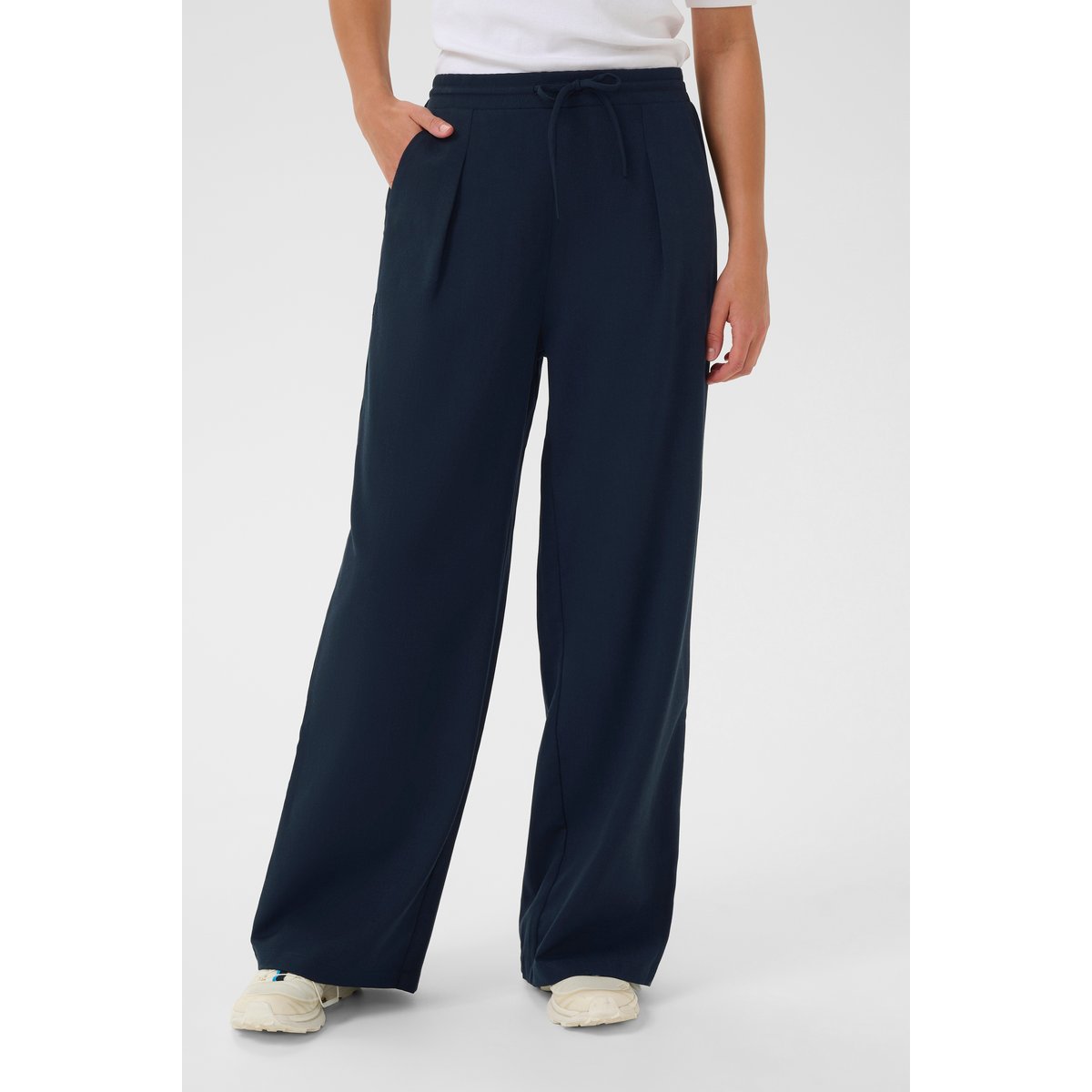 Pantalon casual bleu midnight marine cc, KAFFE