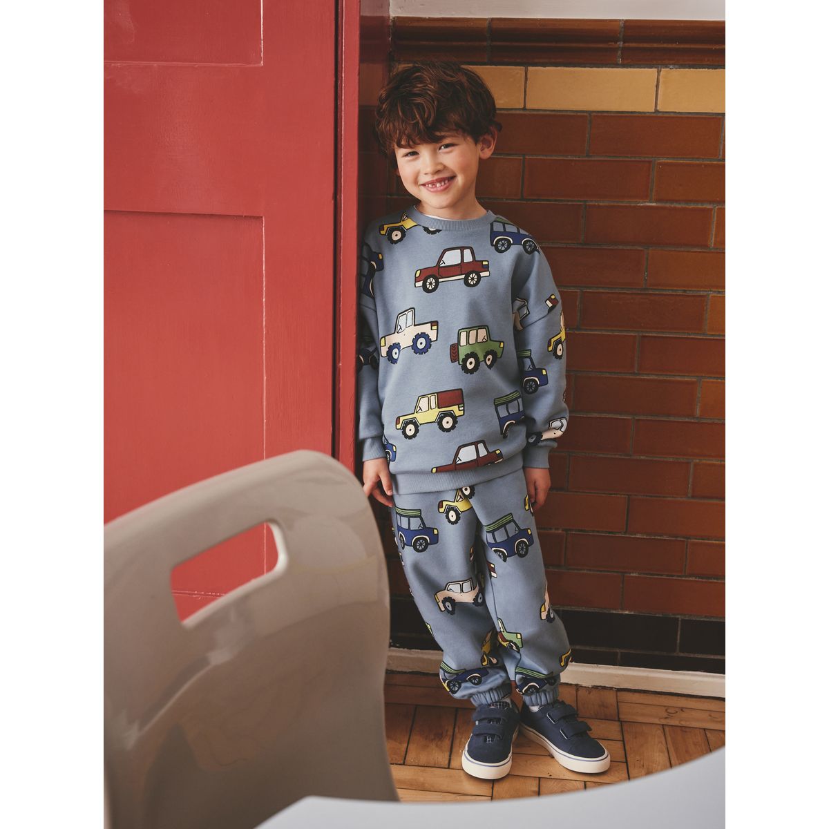 Sweat ras du cou et pantalon de jogging bleu clair, NEXT