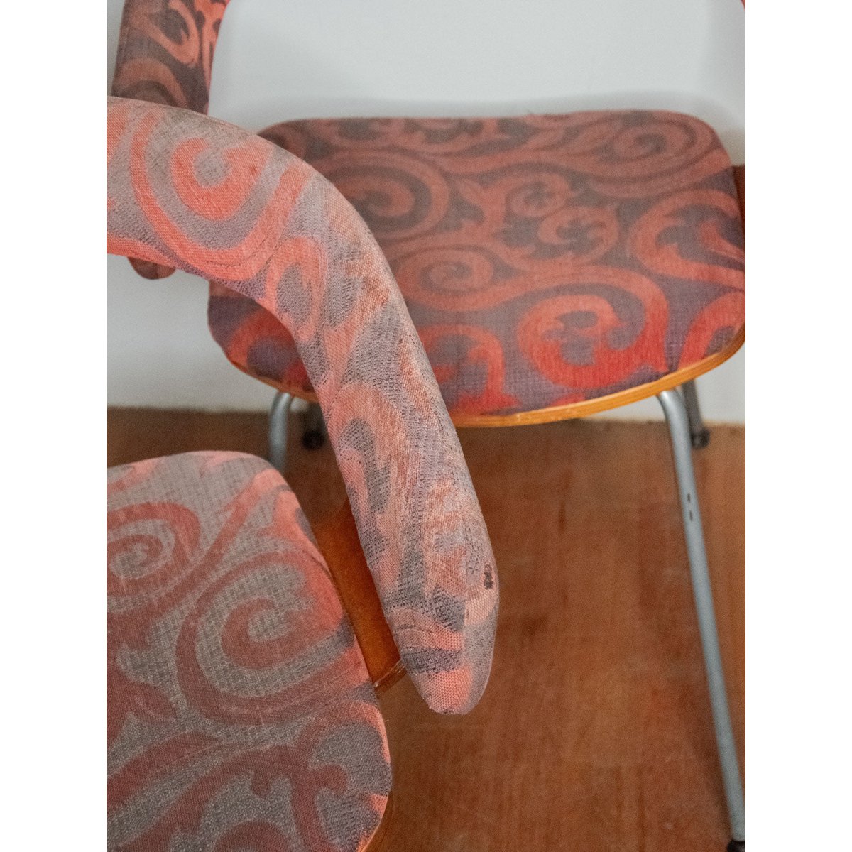 Lot de 4 chaises John Coleman Alma N°1056 - Bon état métal, DEBONGOUT
