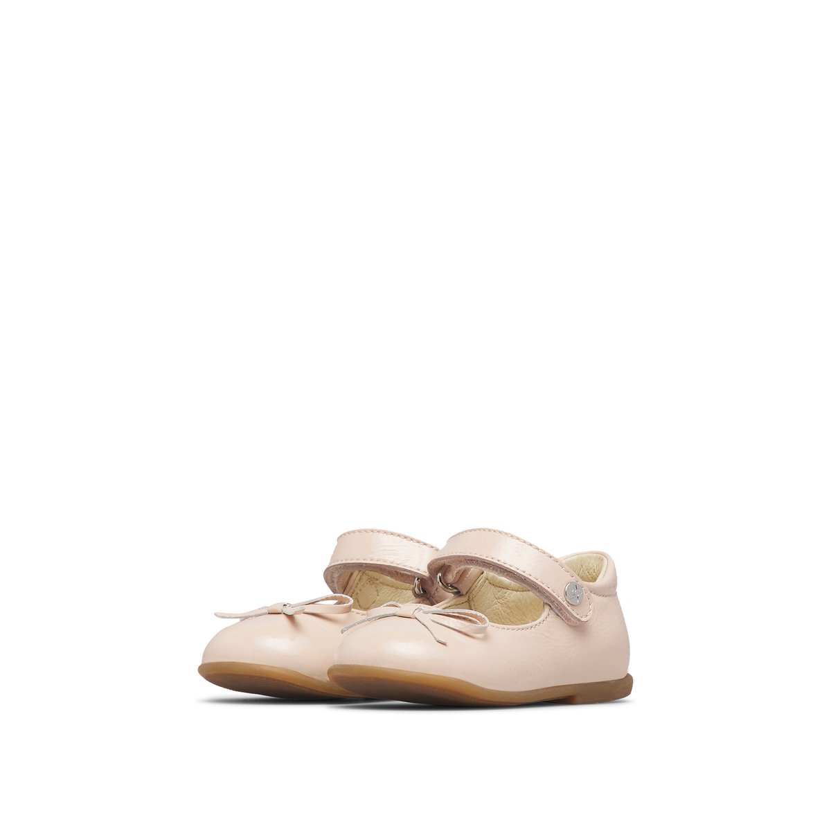 Ballerines en cuir verni BALLET rose clair-, NATURINO