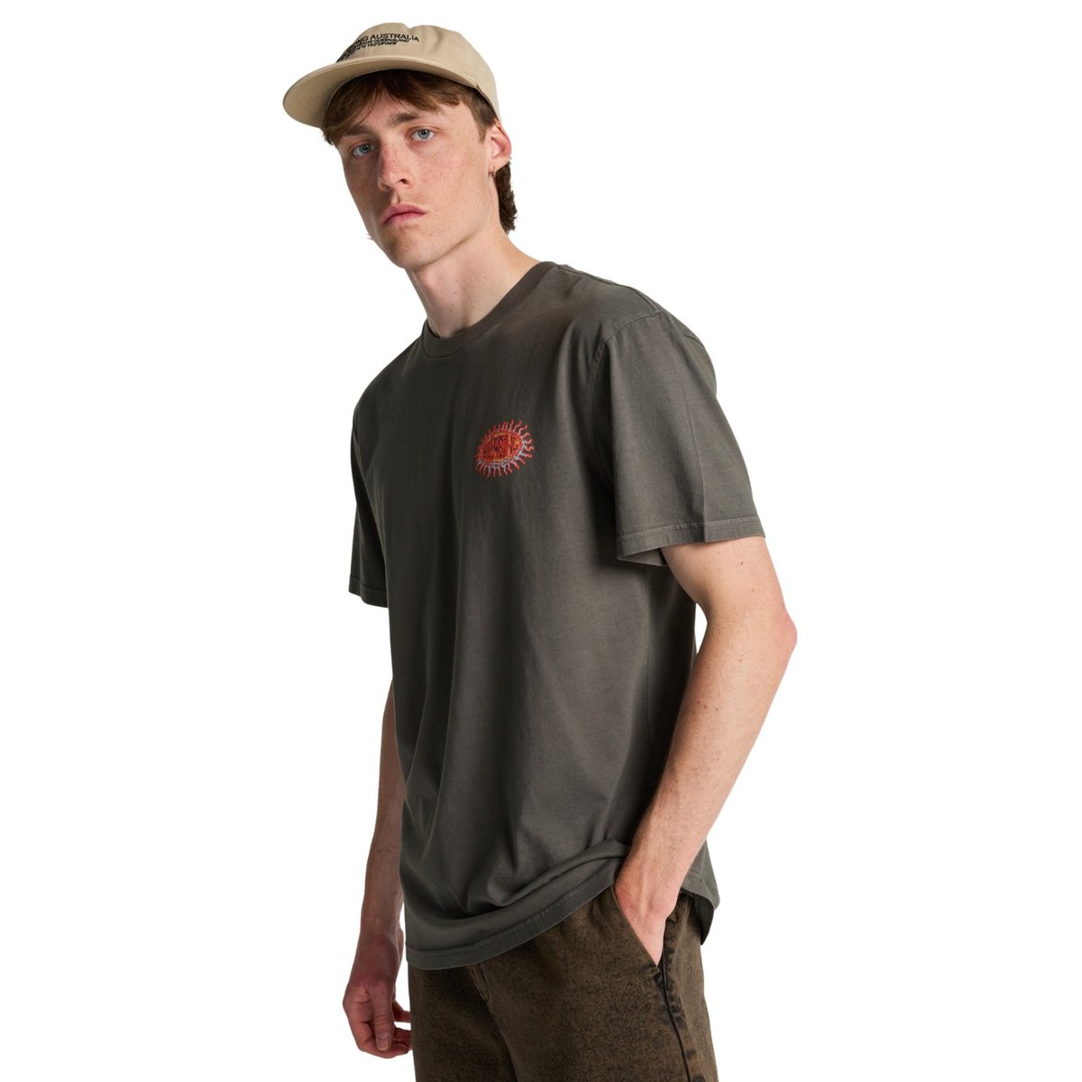 T shirt manches courtes BURN OUT gris pewter, BILLABONG