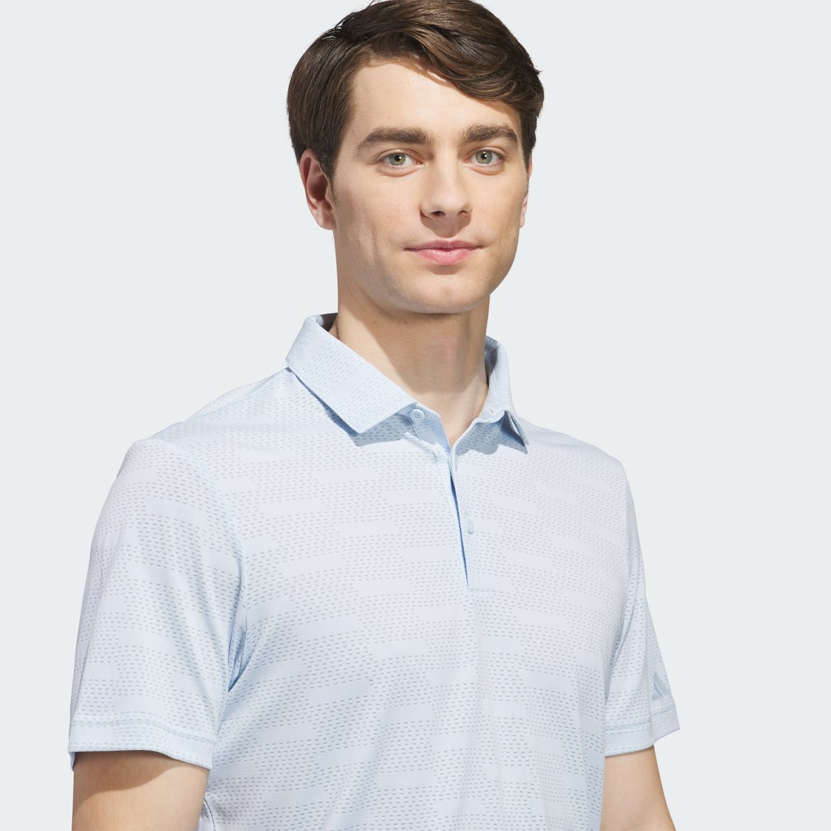 Polo Jacquard Ultimate365 Polo Jacquard Ultimate365 crystal sky, adidas Performance