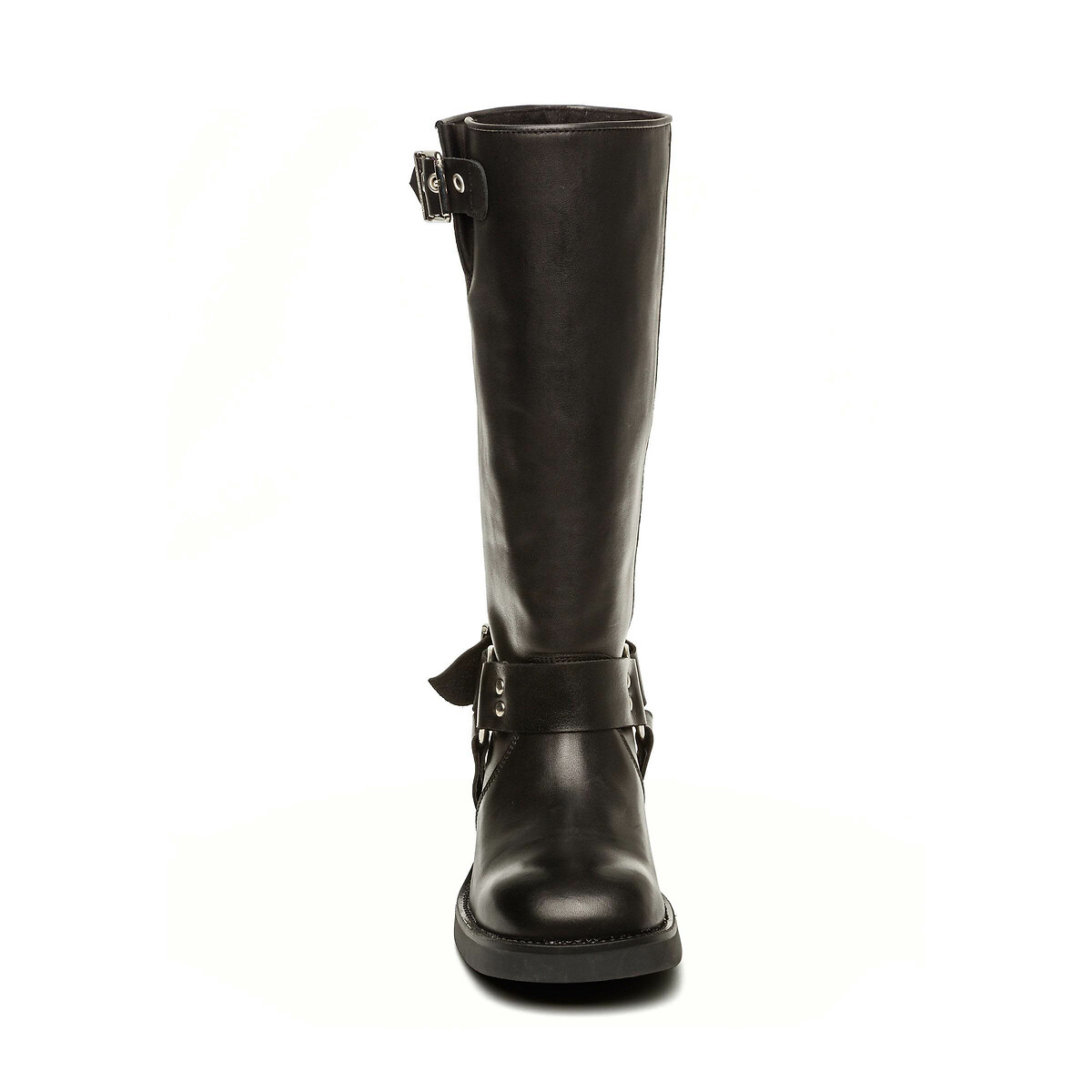 Beau Leather Biker Boots black, STEVE MADDEN