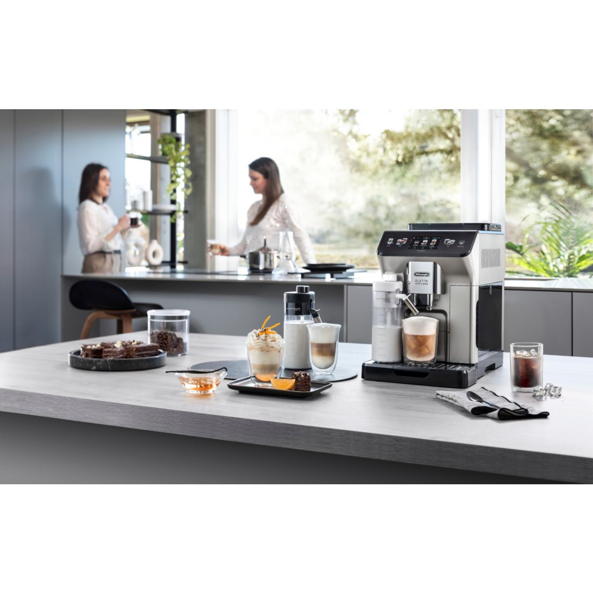 Expresso Broyeur ECAM450.65.S Eletta Explore Argent couleur unique, DELONGHI