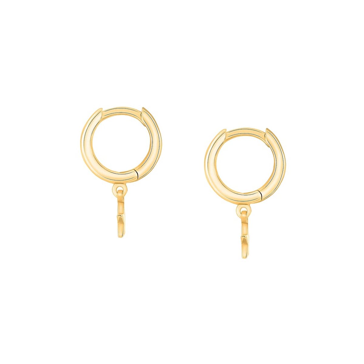 Boucles d'Oreilles SOLIS en Argent 925/1000 Jaune or, SOLIS