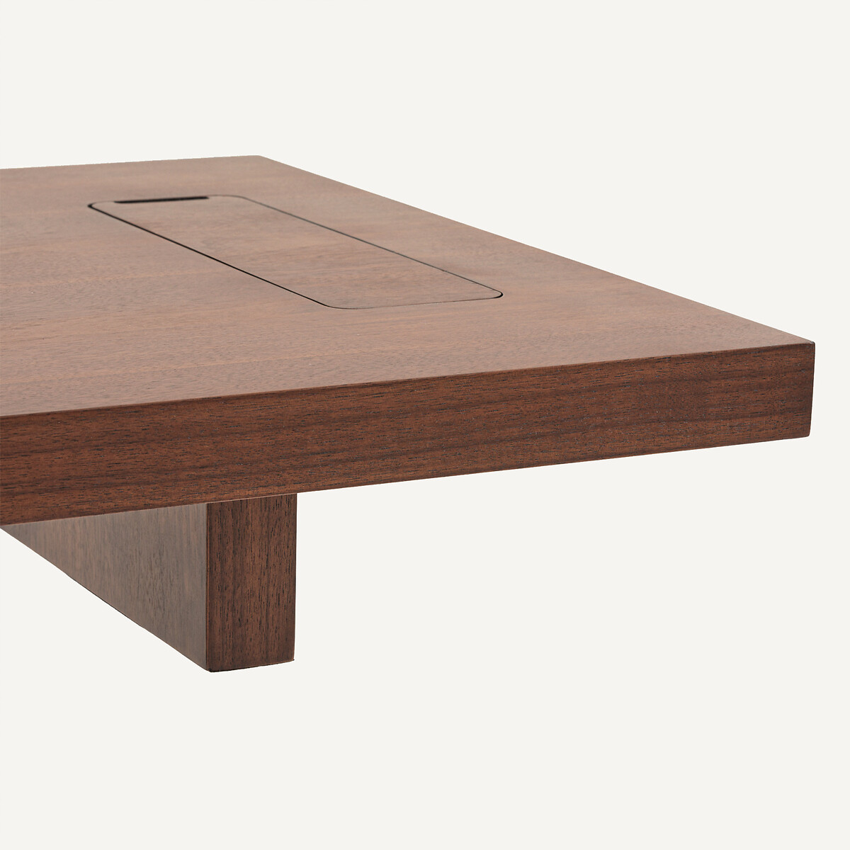 Plateau de bureau en plaqué noyer, largeur 150 cm, MIKUBE noyer, AM.PM