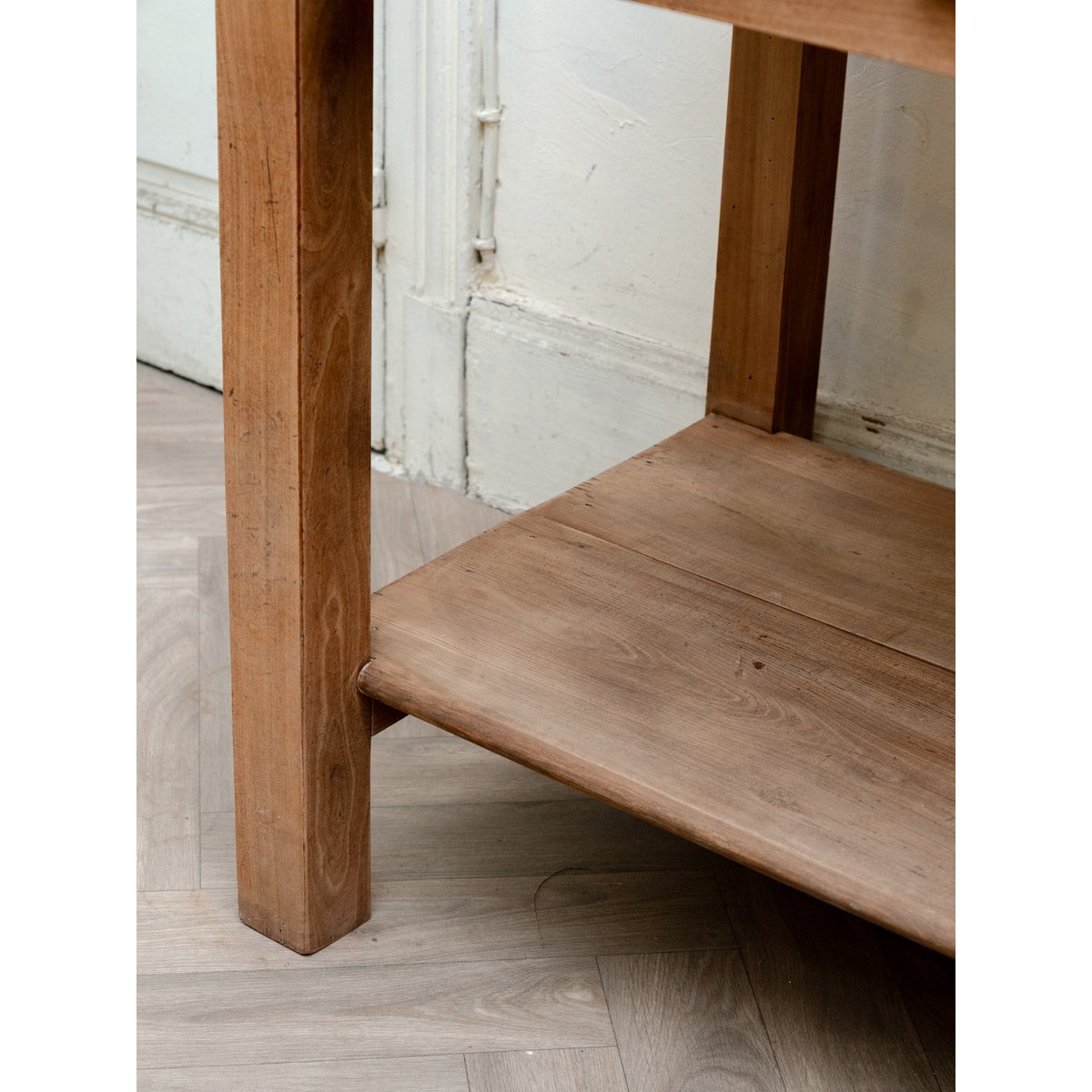 Comptoir en bois Fernand N°480 - Bon état bois clair, DEBONGOUT