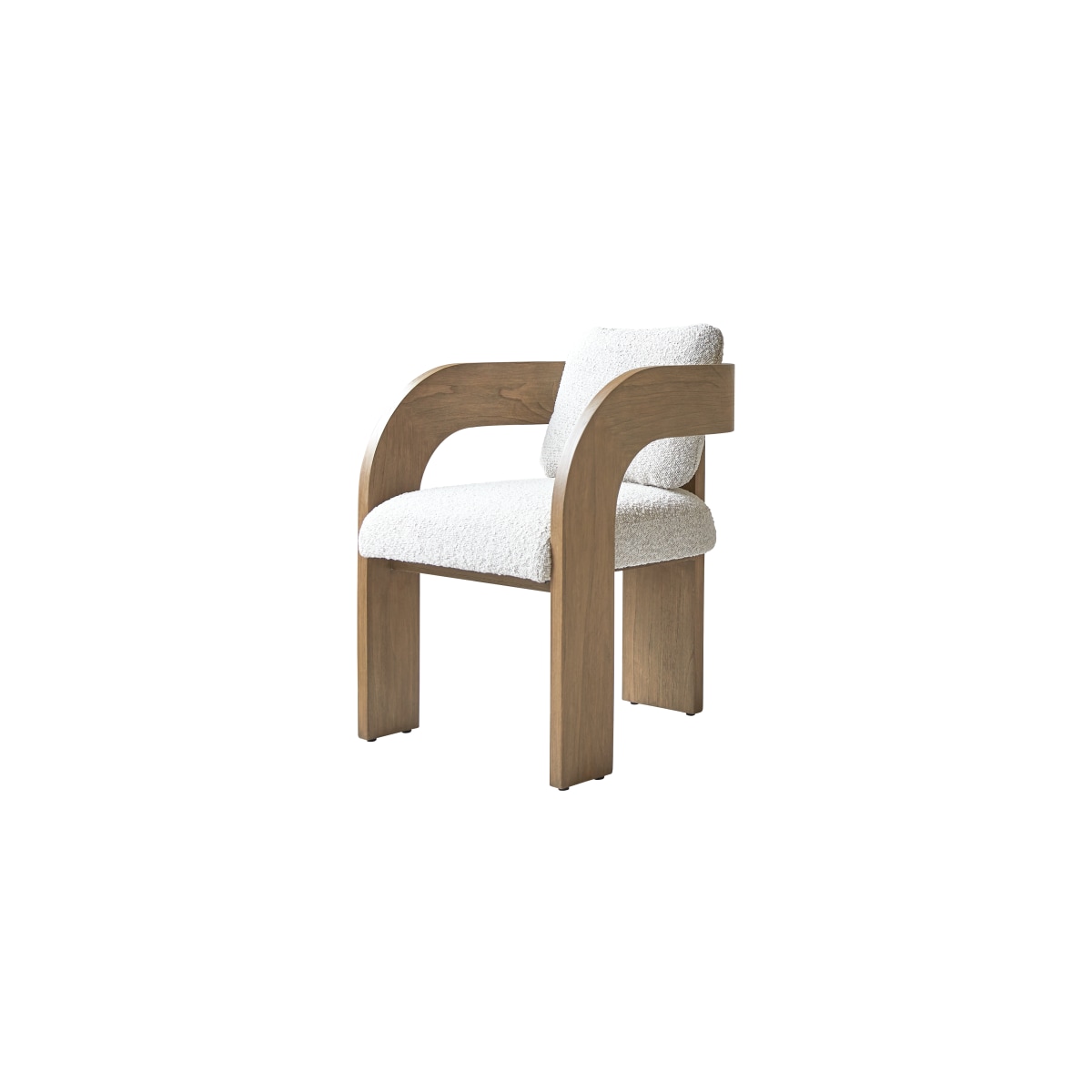 Chaise en Mindi clair massif, BOTI beige, TIKAMOON
